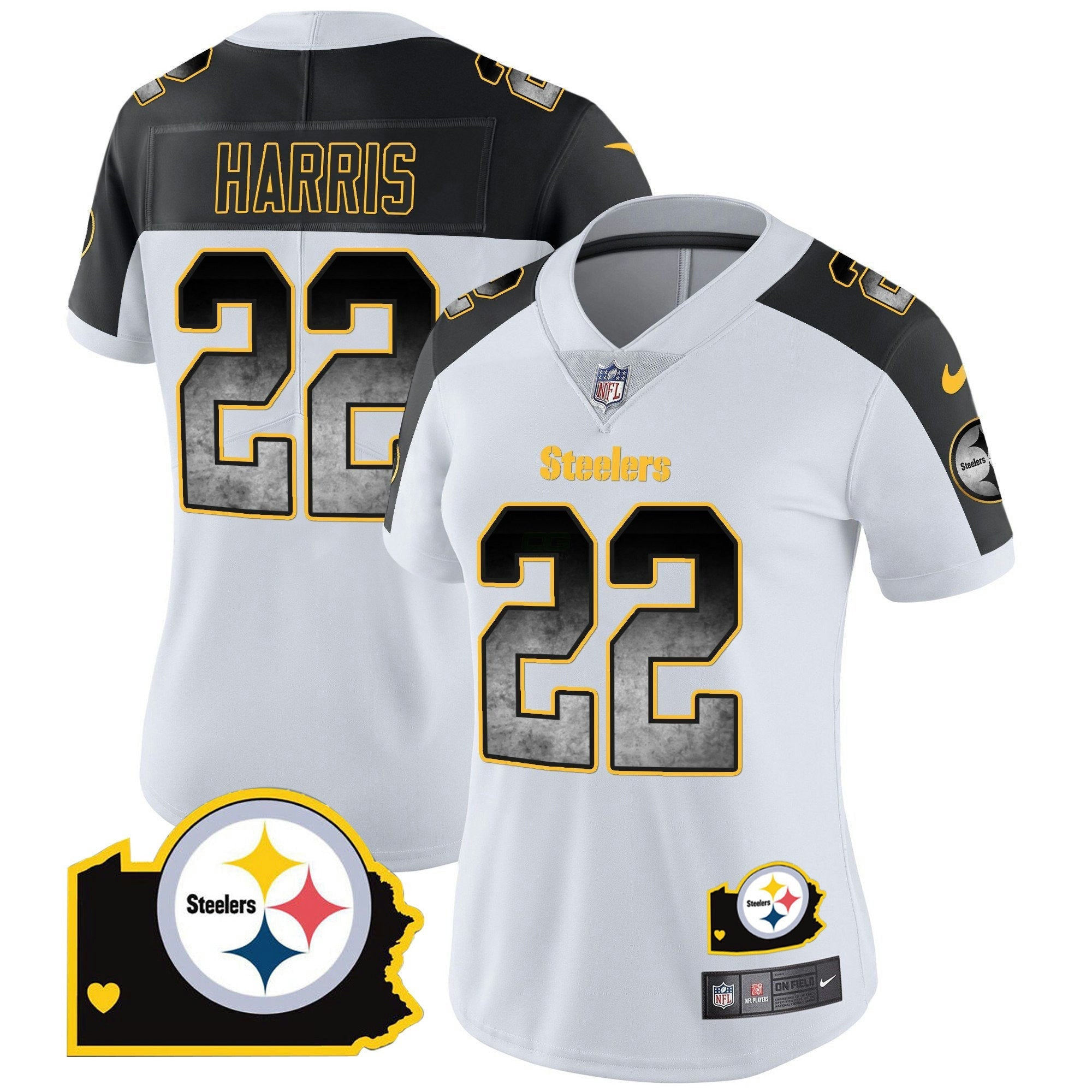 Camisa NFL Women’s Arch Smoke Home Patch Vapor Jersey