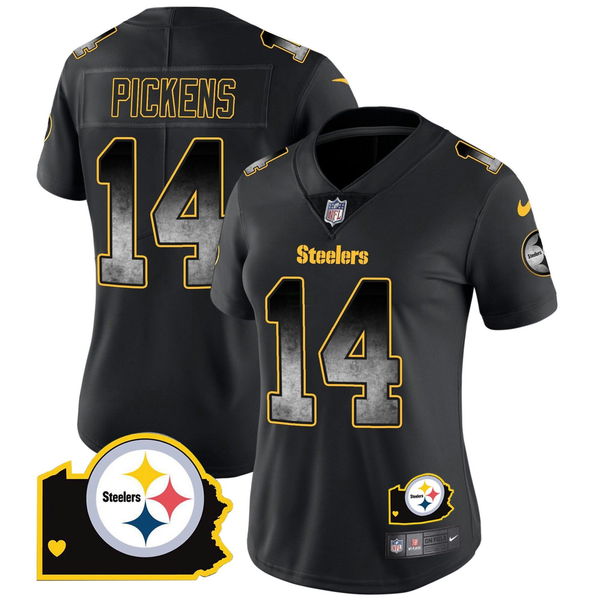 Camisa NFL Women’s Arch Smoke Home Patch Vapor Jersey
