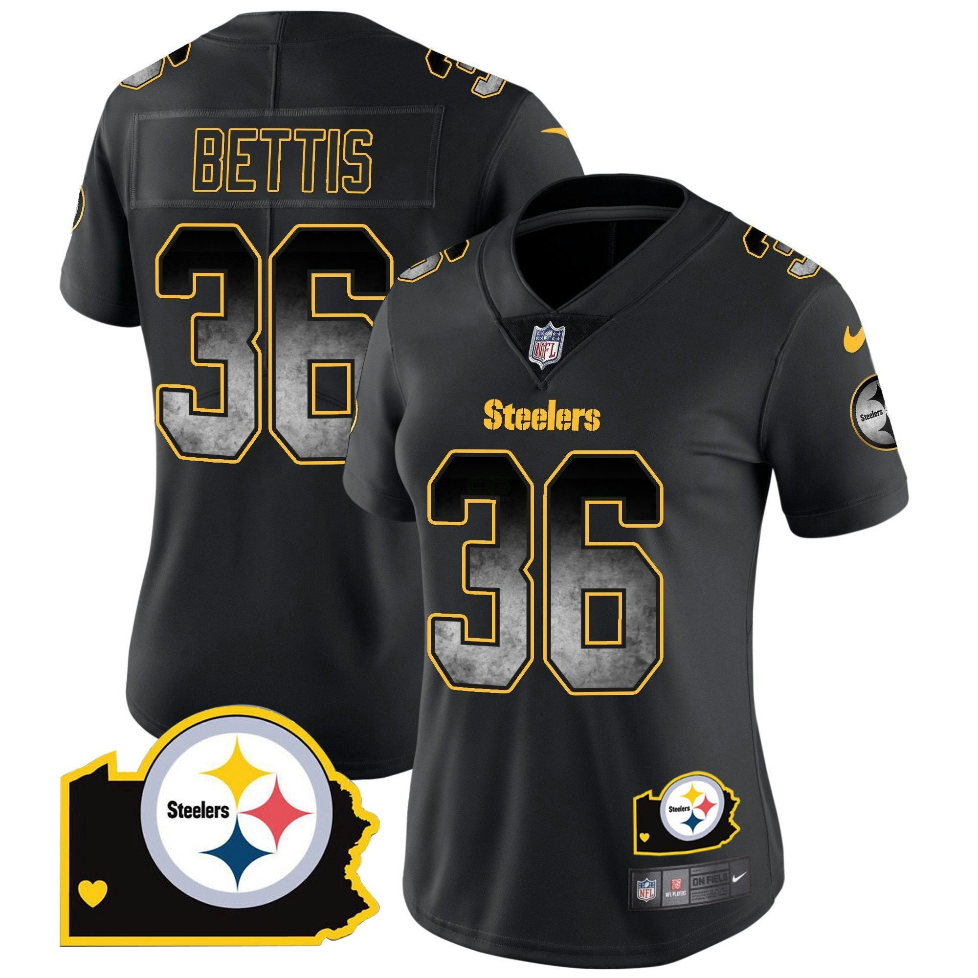 Camisa NFL Women’s Arch Smoke Home Patch Vapor Jersey