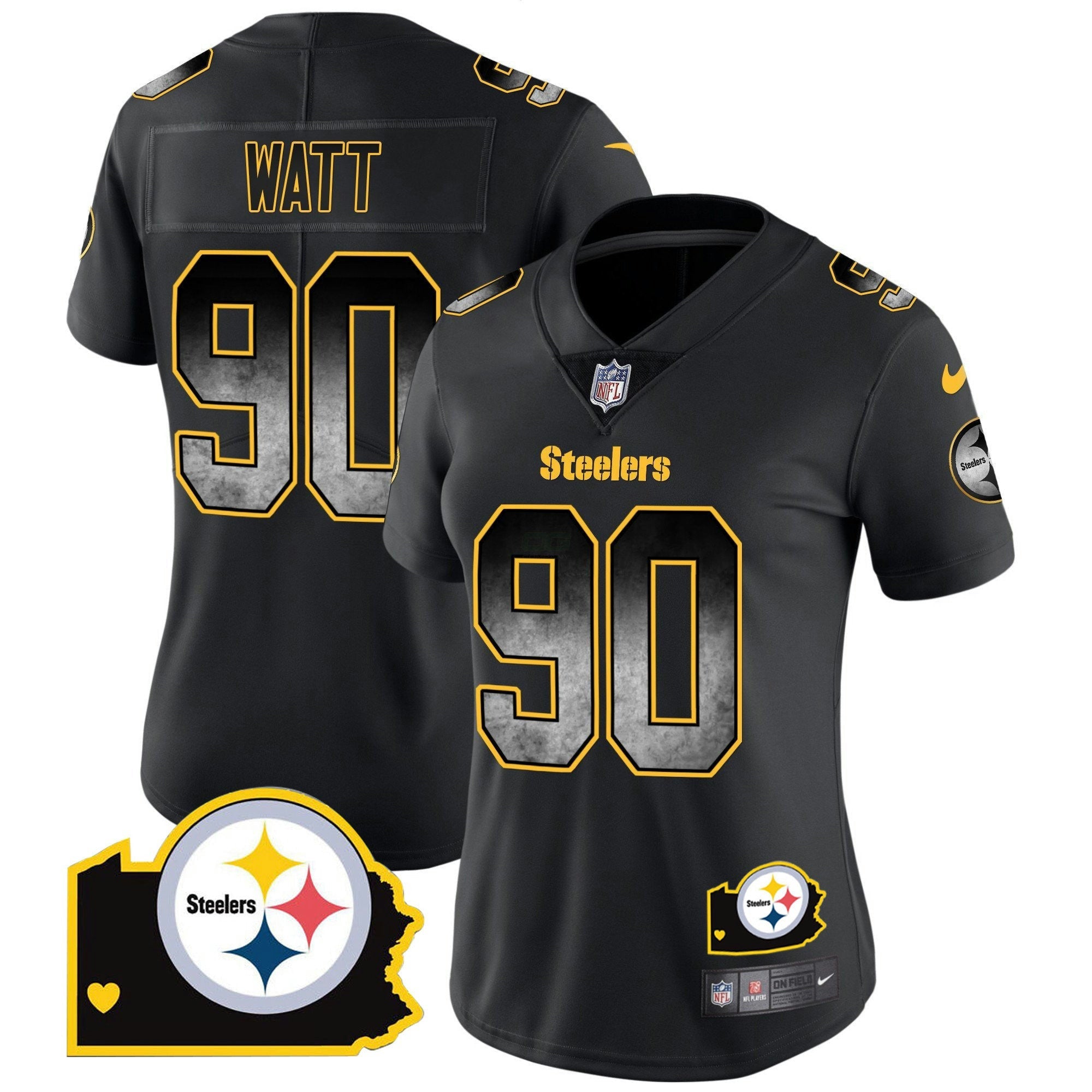 Camisa NFL Women’s Arch Smoke Home Patch Vapor Jersey