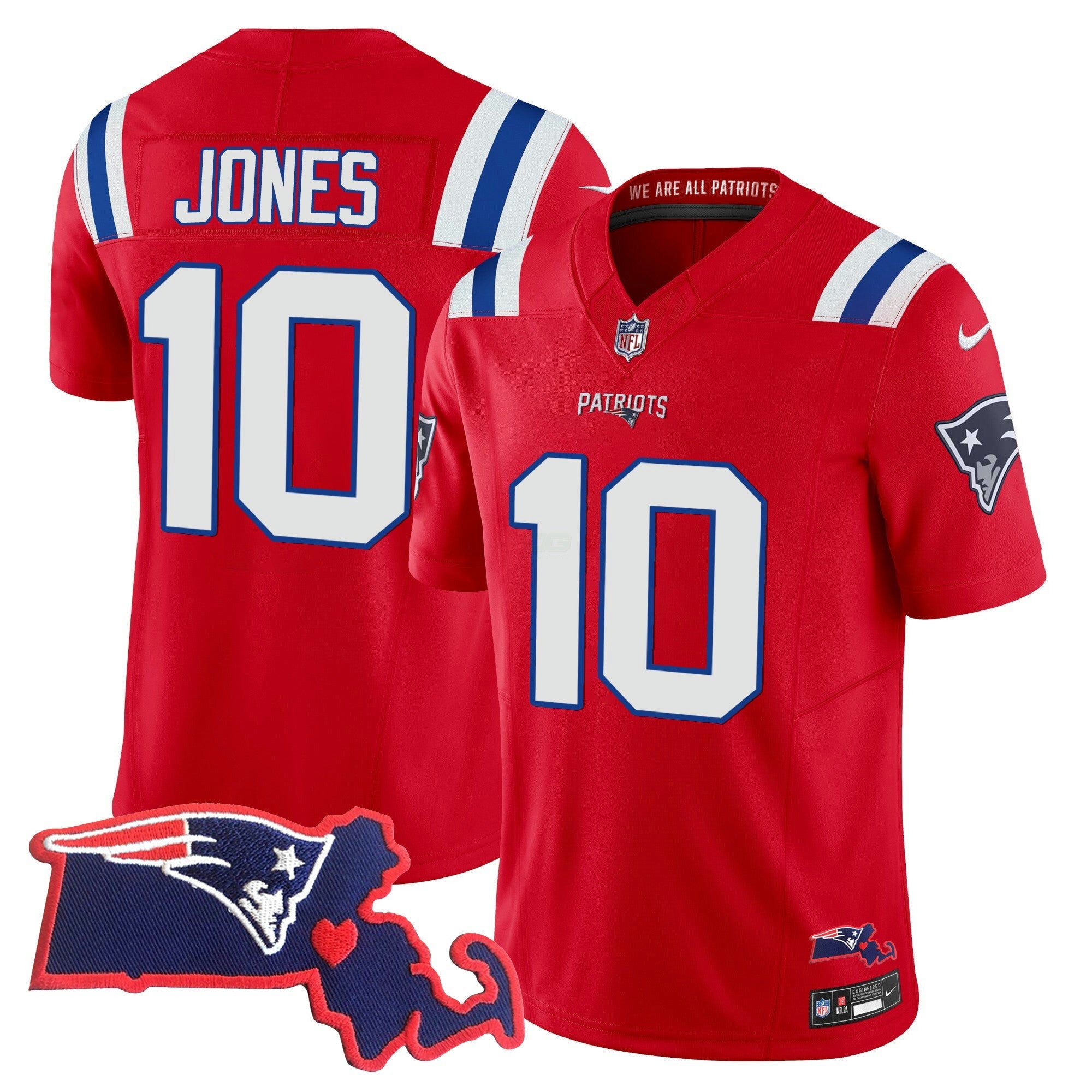 Camisa NFL Women’s Bill Belichick “SB 36, 38, 39, 49, 51 Champions” Vapor Jersey