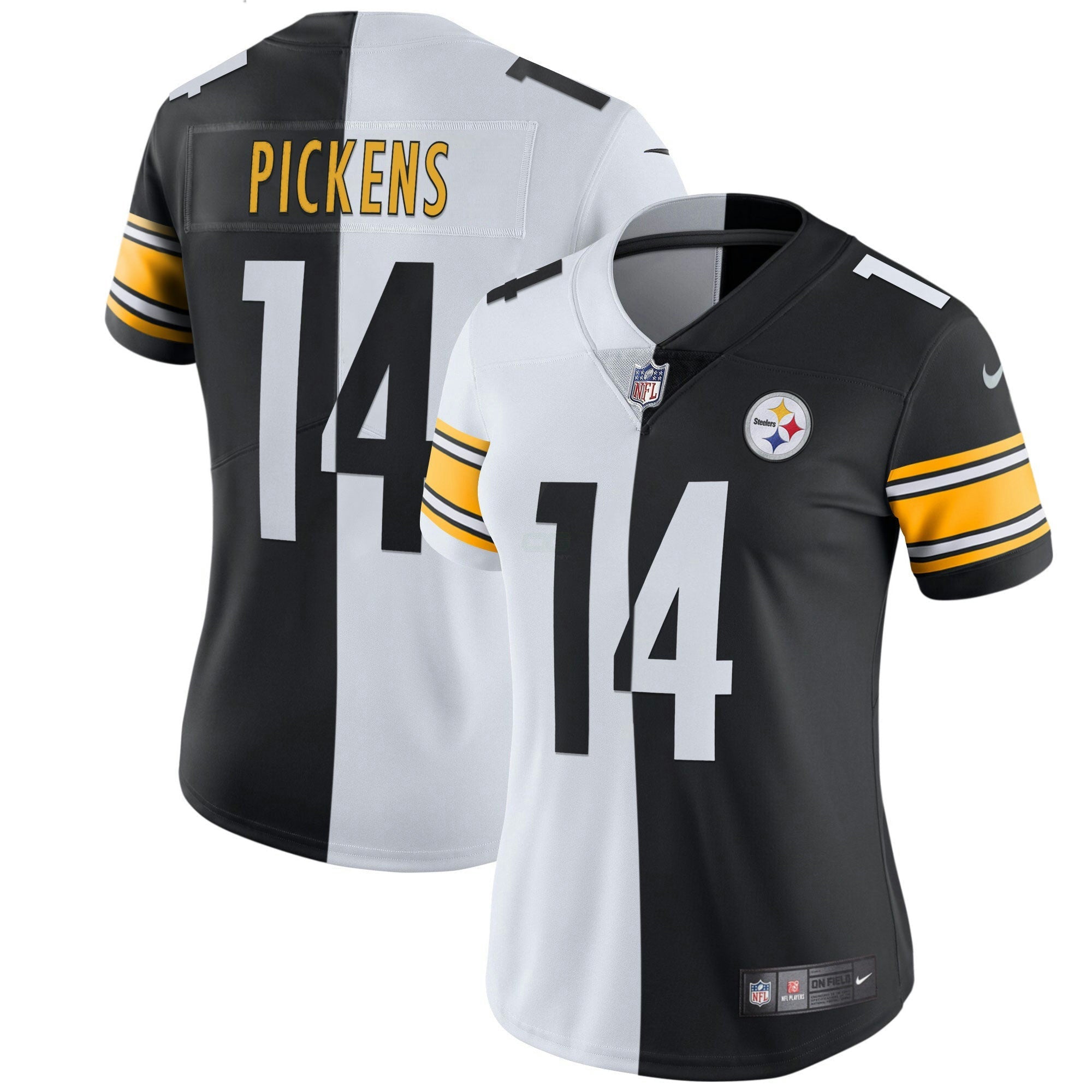Camisa NFL Women’s Branca Dourada & Preta Dourada