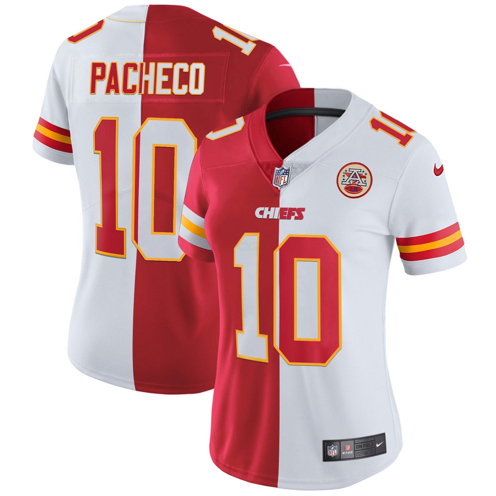 Camisa NFL Women’s Branca Dourada & Preta Dourada