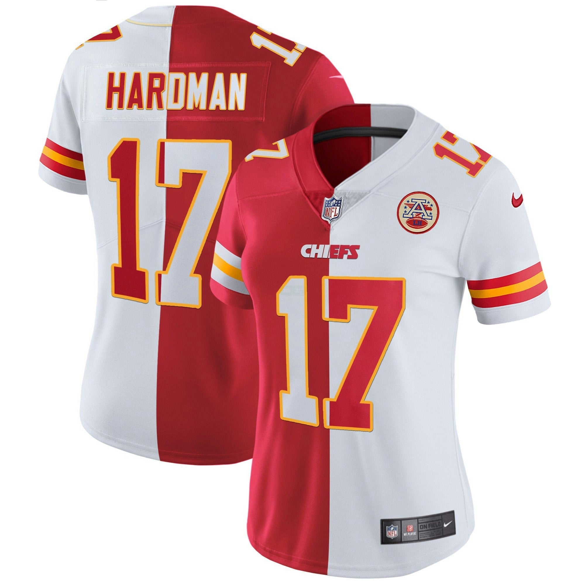 Camisa NFL Women’s Branca Dourada & Preta Dourada