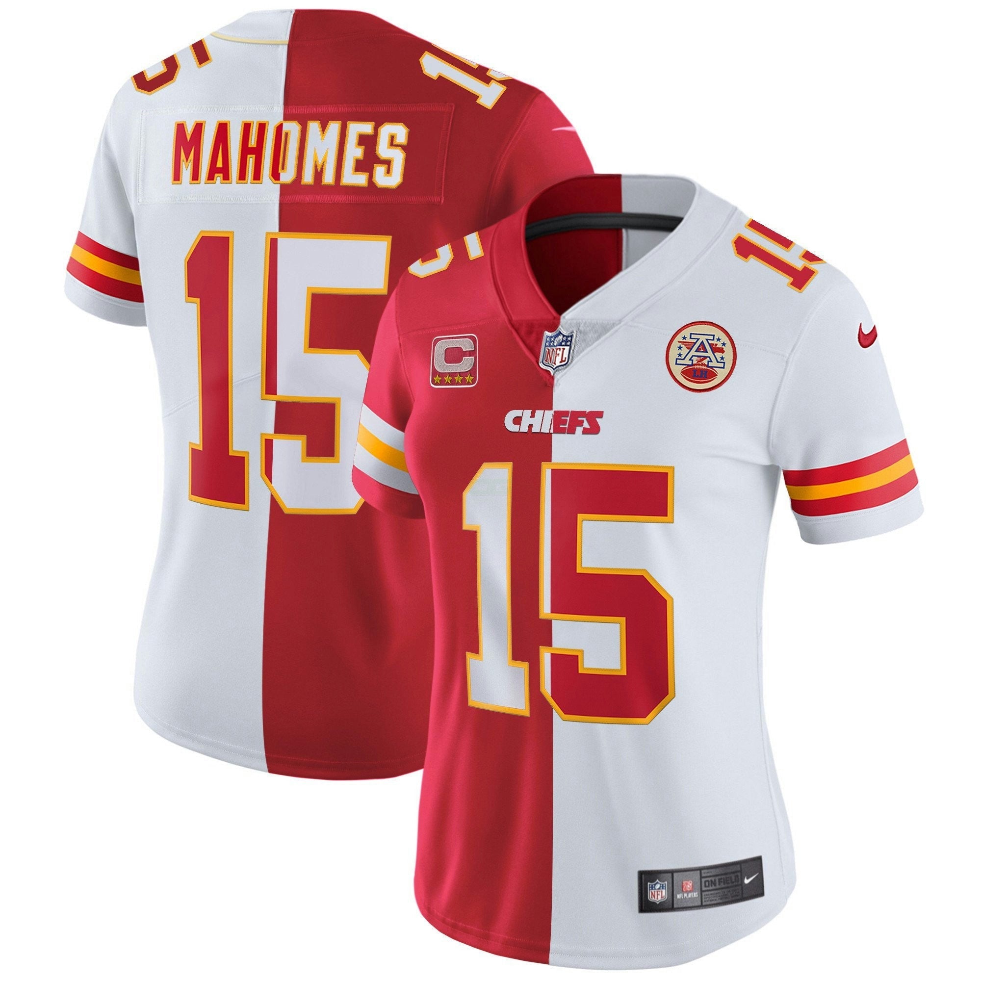 Camisa NFL Women’s Branca Dourada & Preta Dourada