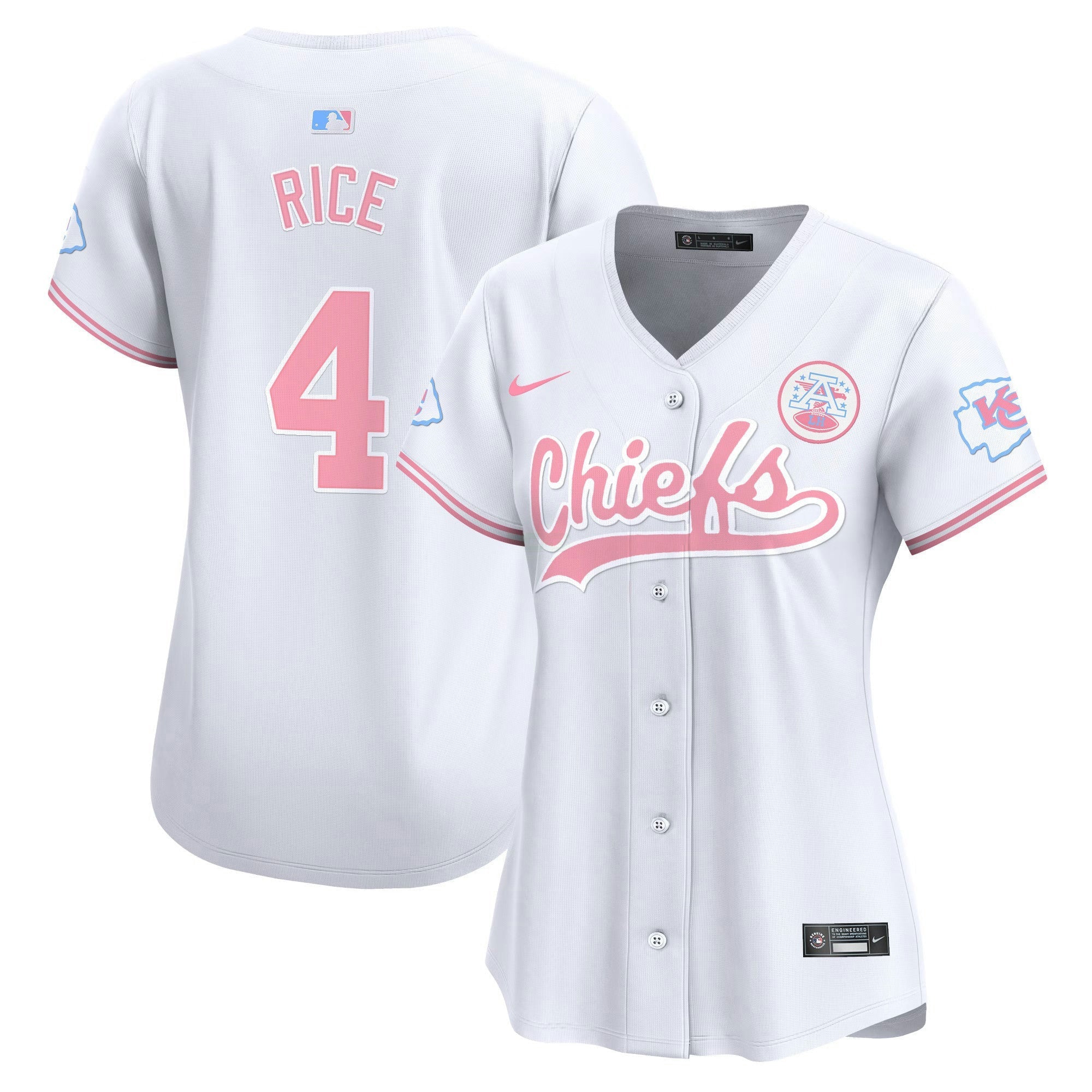 Camisa NFL Women’s Bubblegum Pink Vapor Premier Limited Jersey