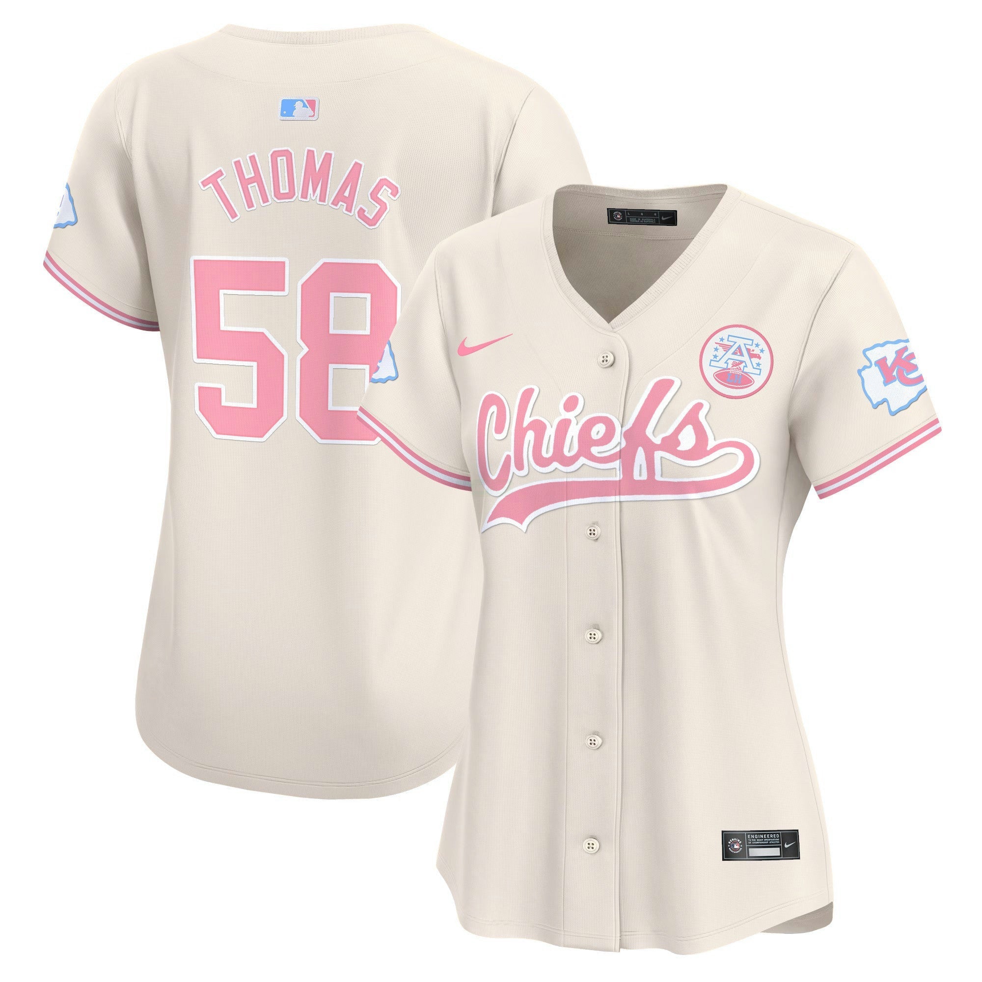 Camisa NFL Women’s Bubblegum Pink Vapor Premier Limited Jersey