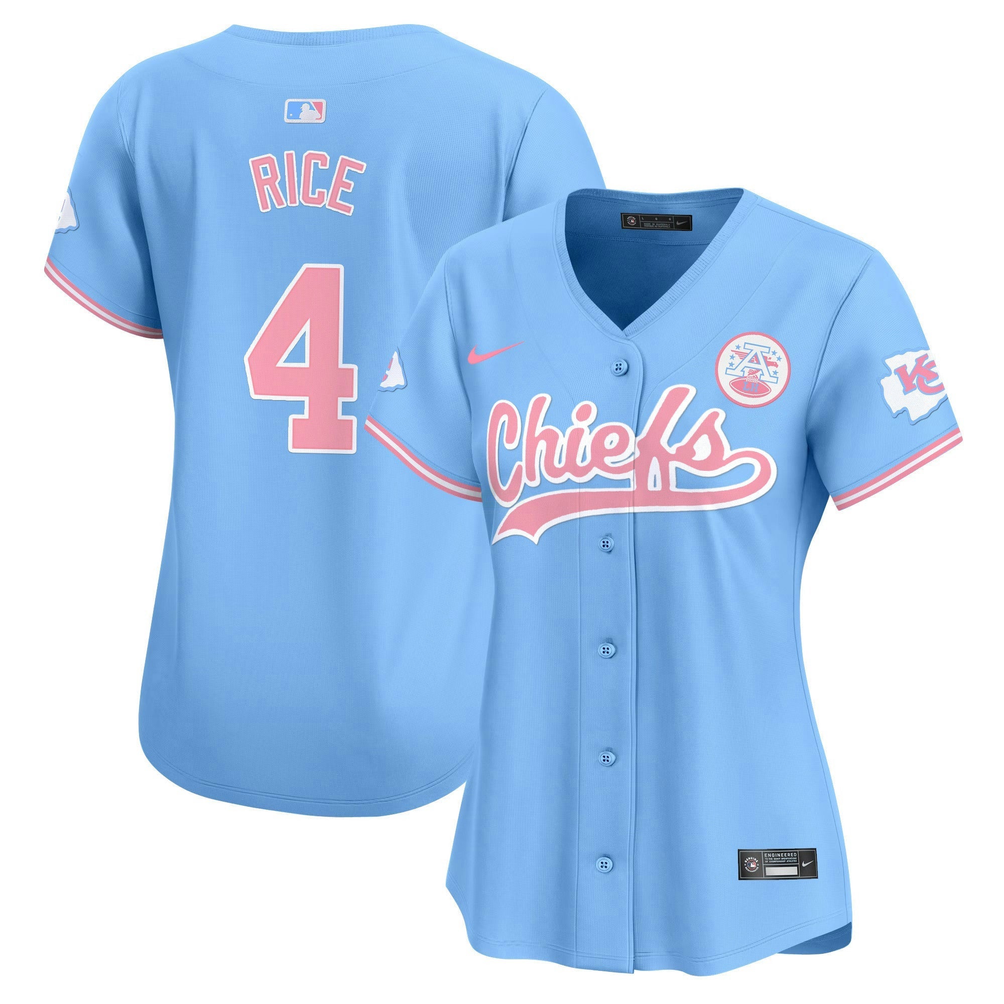 Camisa NFL Women’s Bubblegum Pink Vapor Premier Limited Jersey