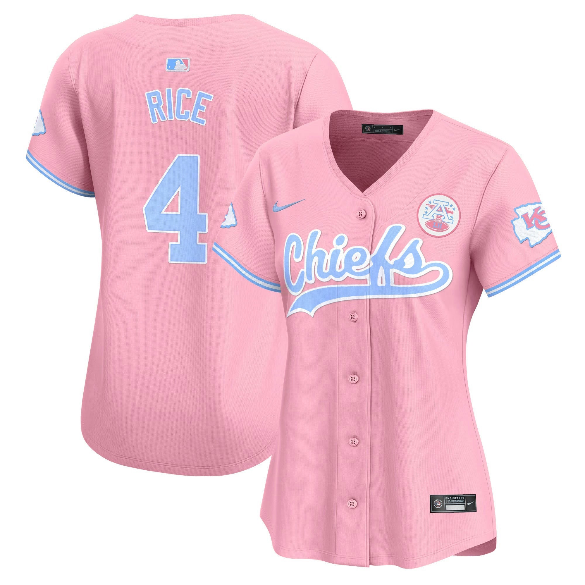 Camisa NFL Women’s Bubblegum Pink Vapor Premier Limited Jersey
