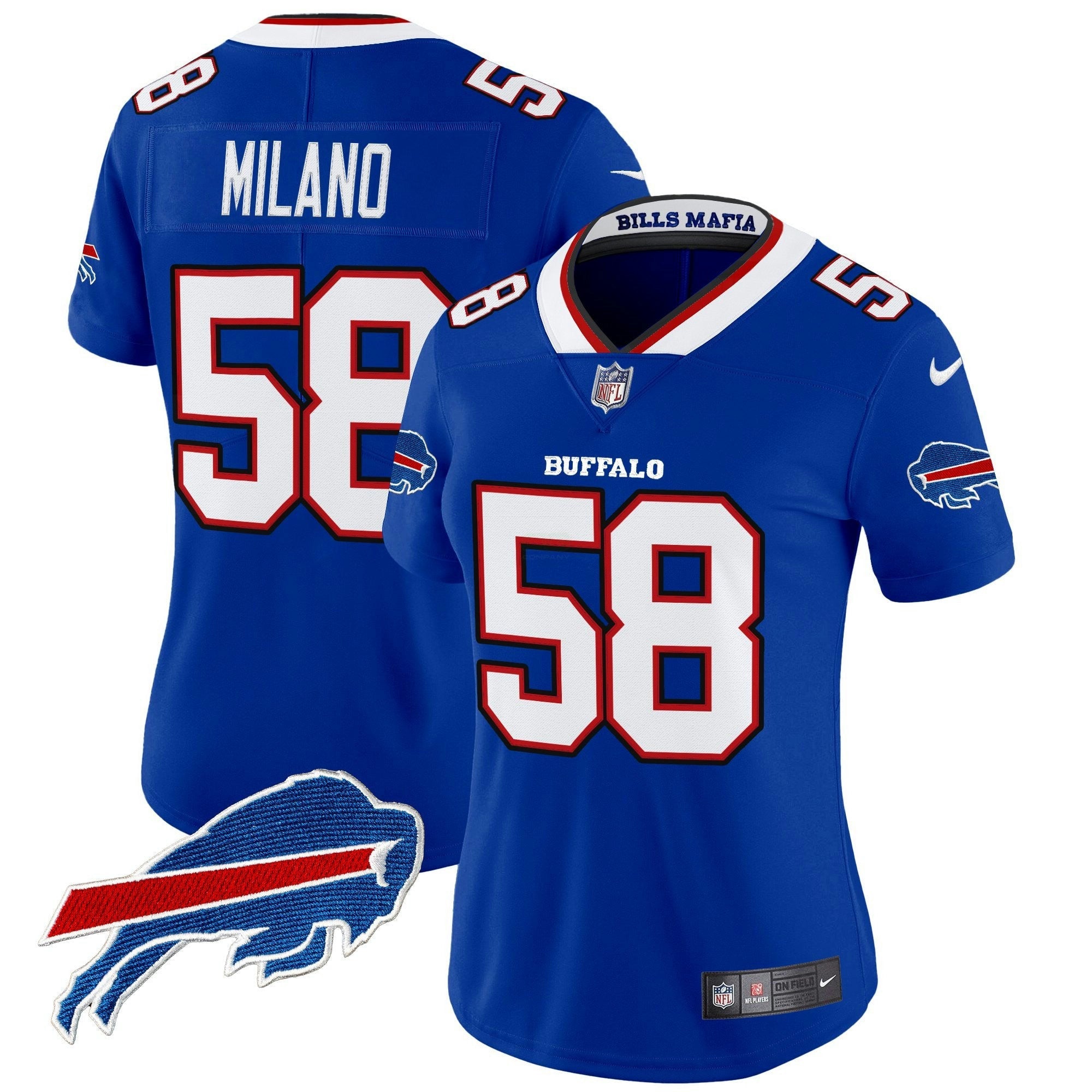Camisa NFL Women’s Buffalo 2025 “Rivalries” Vapor Limited Jersey