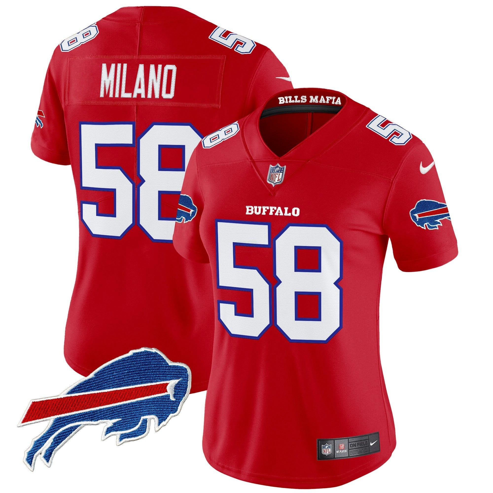 Camisa NFL Women’s Buffalo 2025 “Rivalries” Vapor Limited Jersey