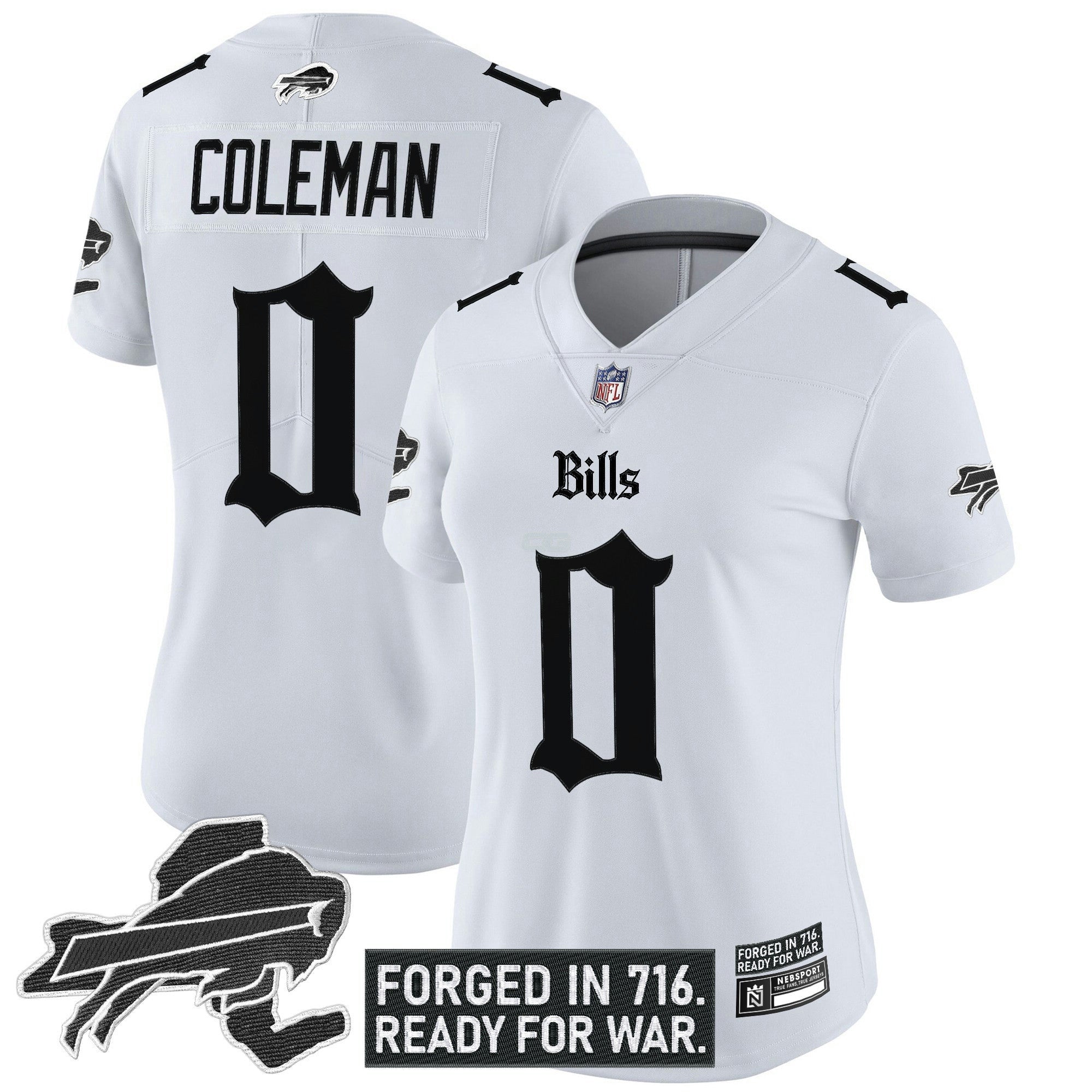 Camisa NFL Women’s Buffalo ‘Gothic Cold Front Edition’ Vapor Limited Jersey
