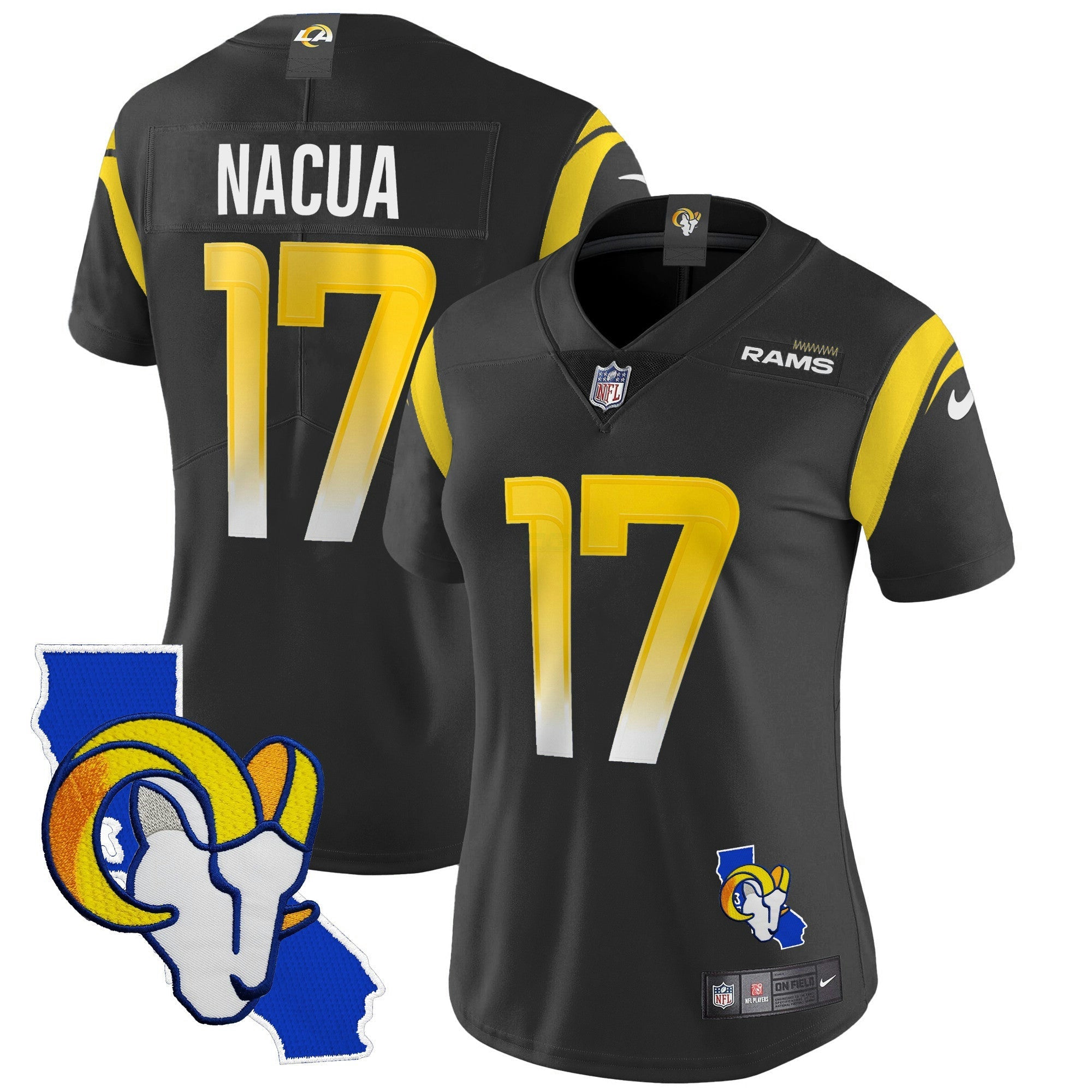 Camisa NFL Women’s California Patch Vapor Limited Jersey