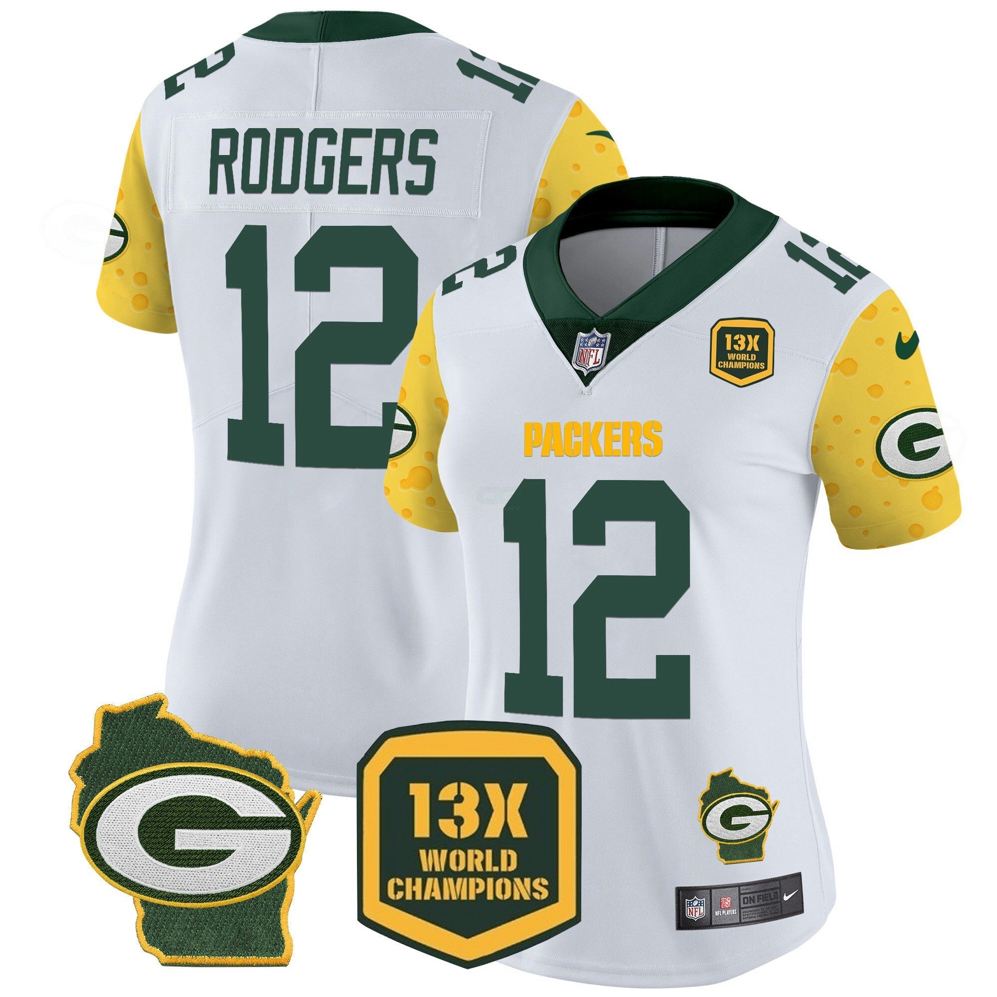 Camisa NFL Women’s Cheese Vapor Limited Jersey