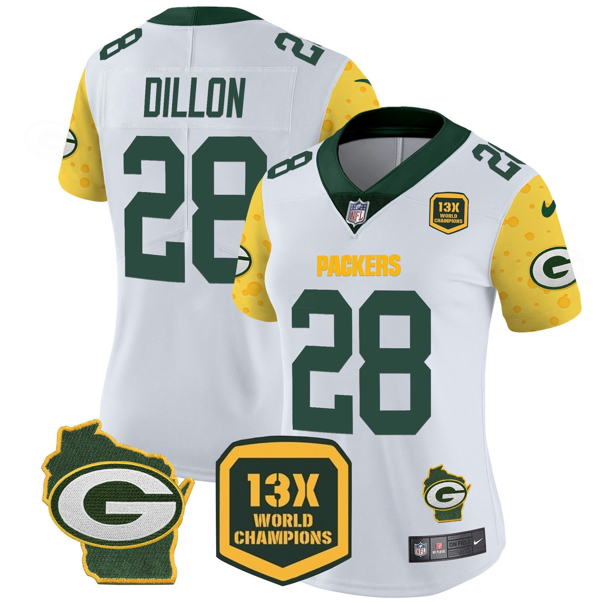 Camisa NFL Women’s Cheese Vapor Limited Jersey