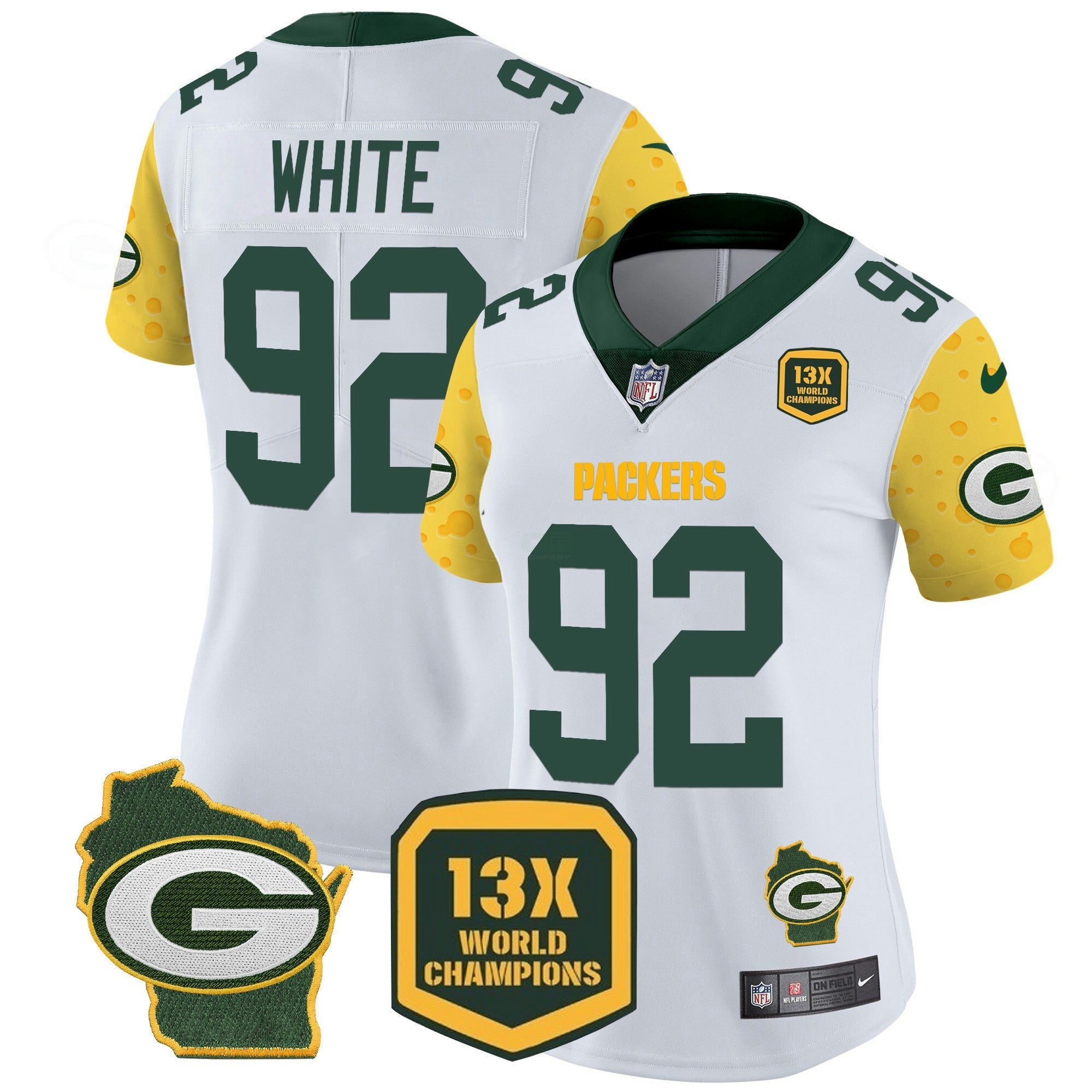 Camisa NFL Women’s Cheese Vapor Limited Jersey