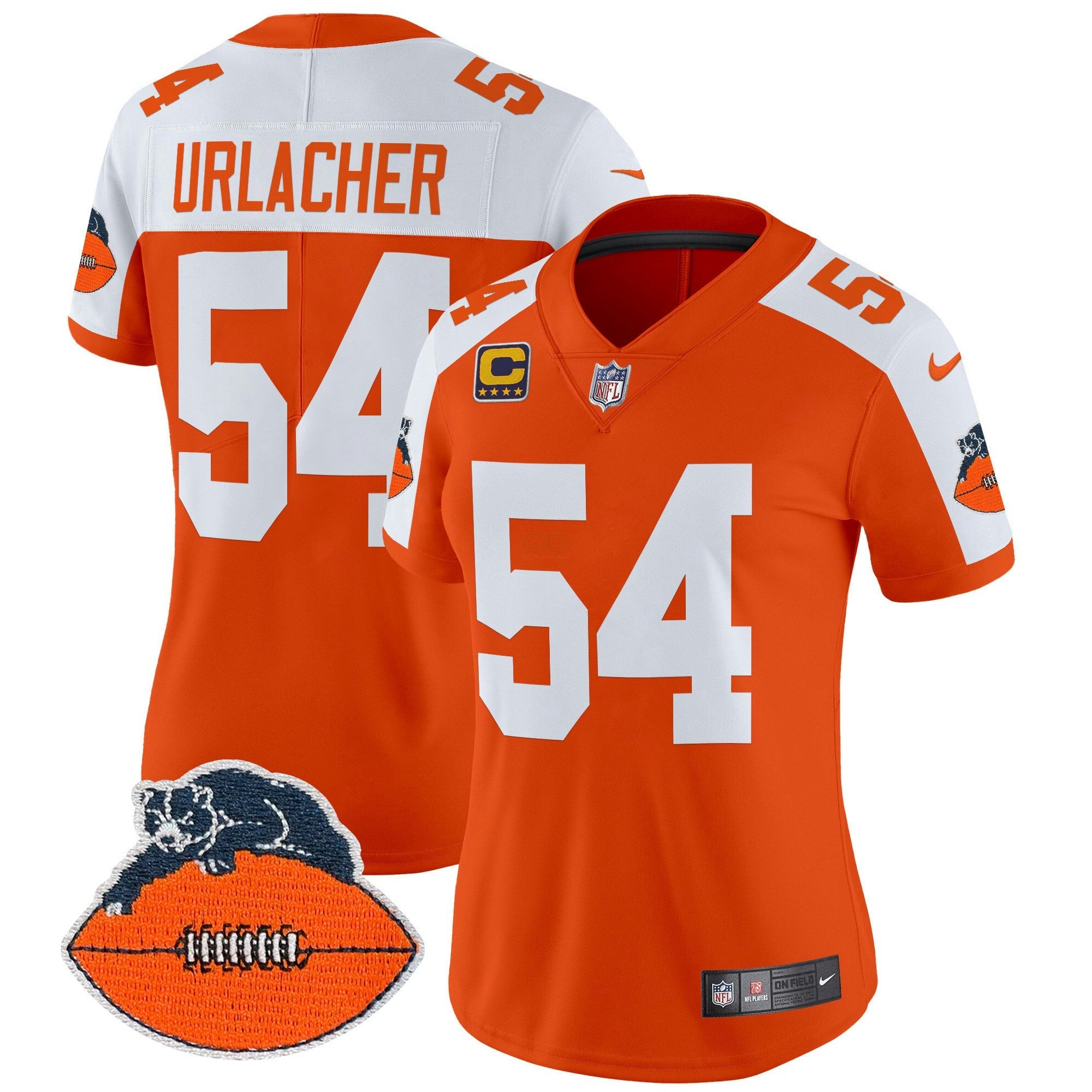 Camisa NFL Women’s Chicago Throwback Vapor Limited Jersey