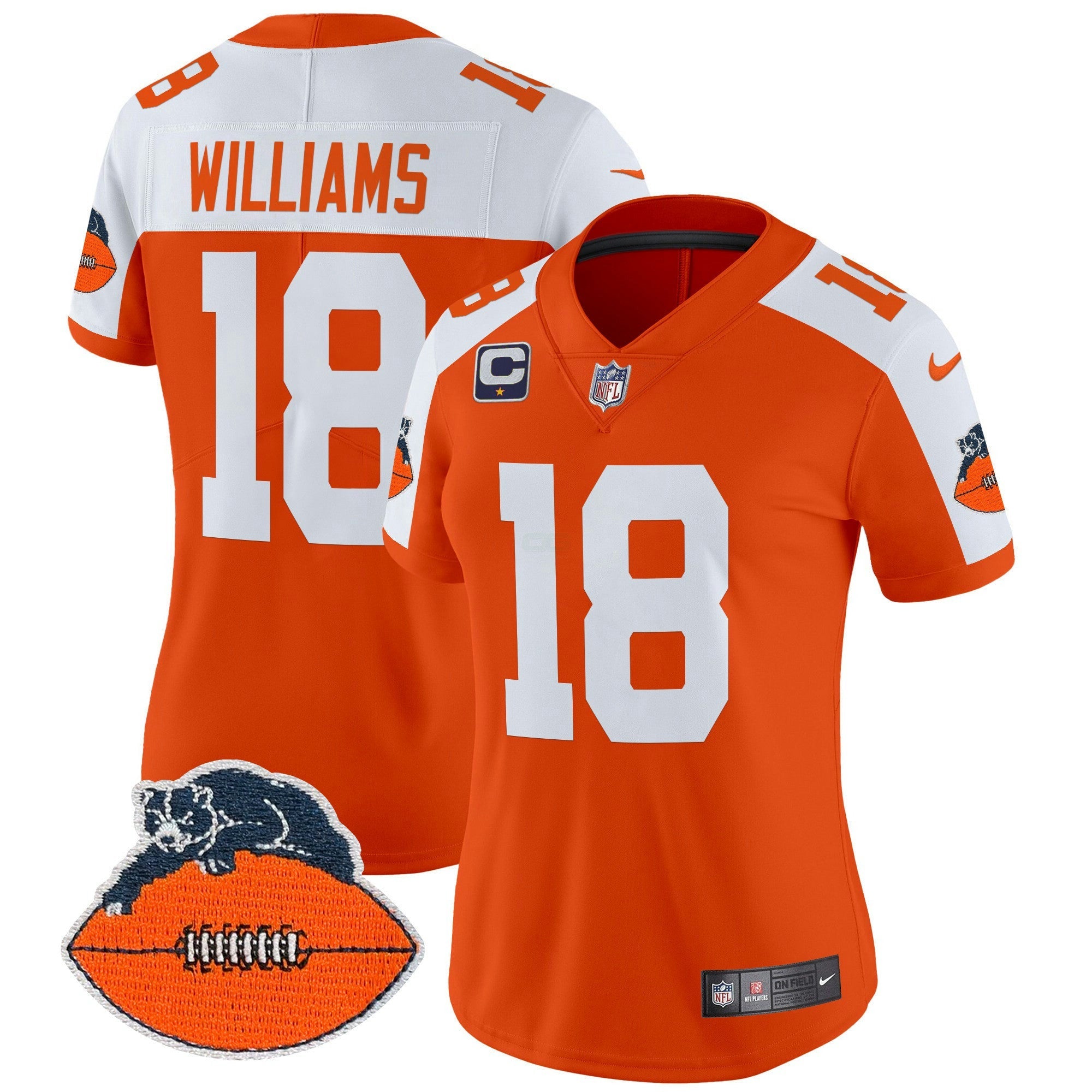 Camisa NFL Women’s Chicago Throwback Vapor Limited Jersey