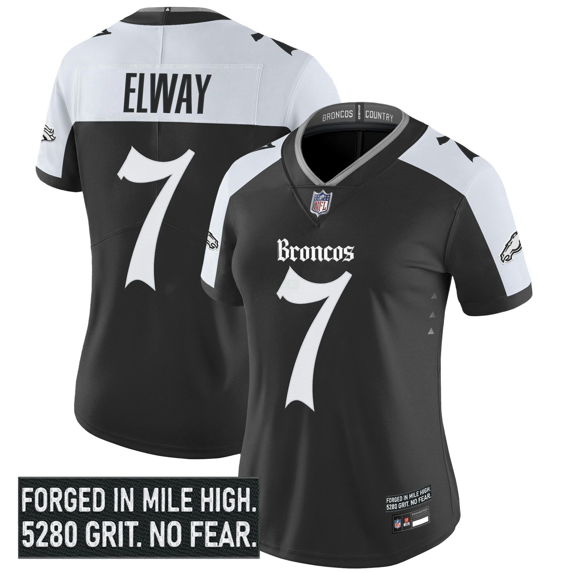 Camisa NFL Women’s Denver ‘Gothic Mile High Shadows Edition’ Vapor Limited Jersey