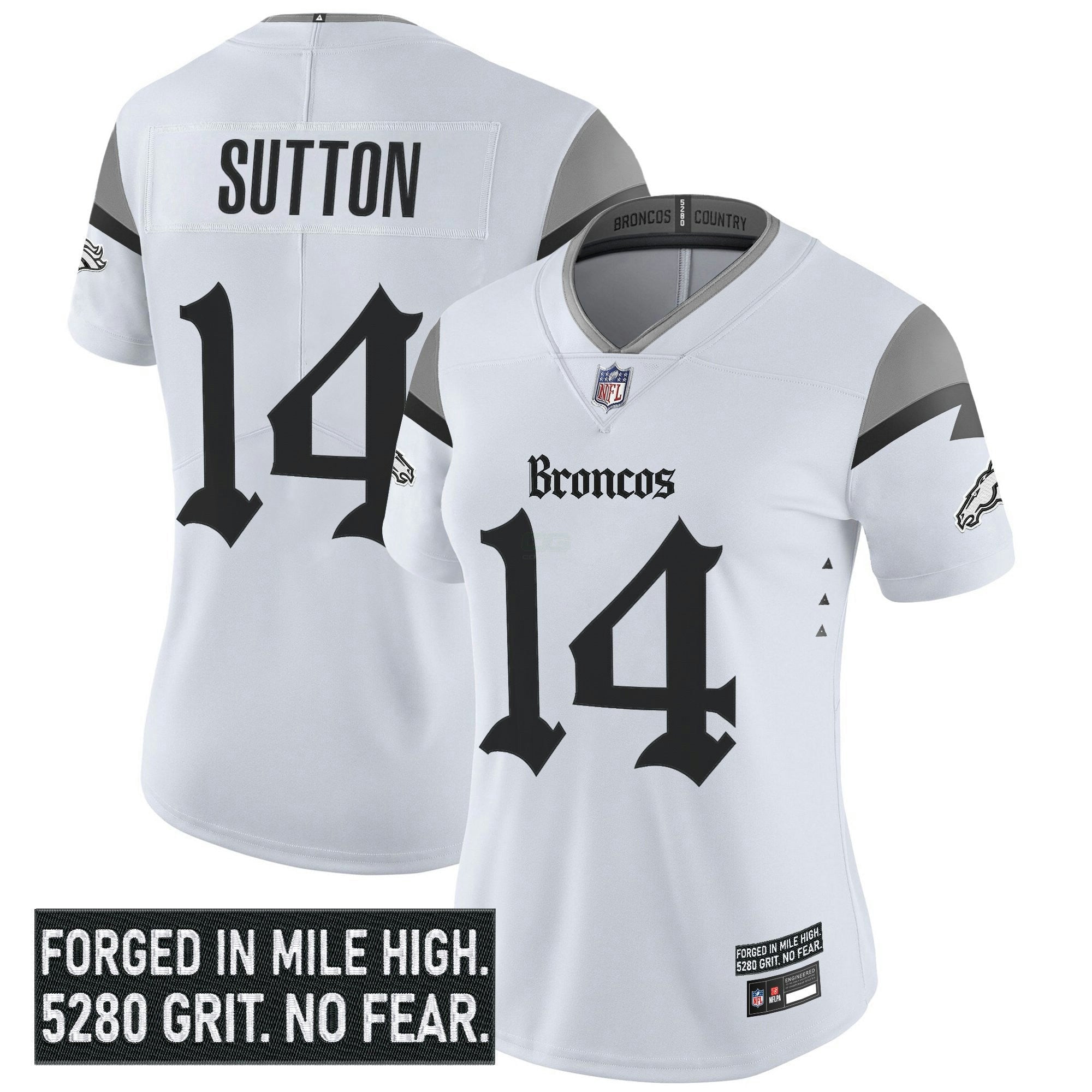 Camisa NFL Women’s Denver ‘Gothic Mile High Shadows Edition’ Vapor Limited Jersey