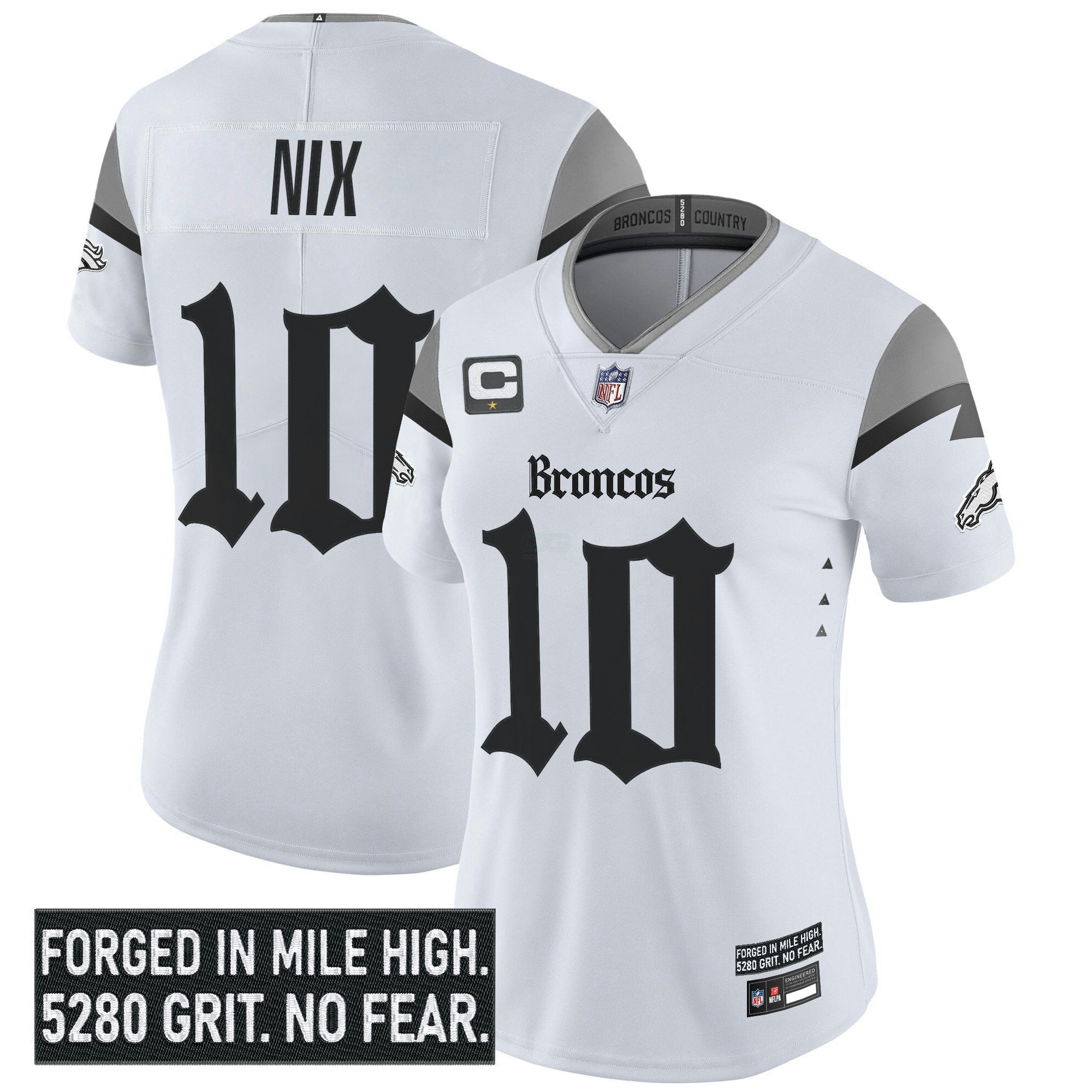 Camisa NFL Women’s Denver ‘Gothic Mile High Shadows Edition’ Vapor Limited Jersey