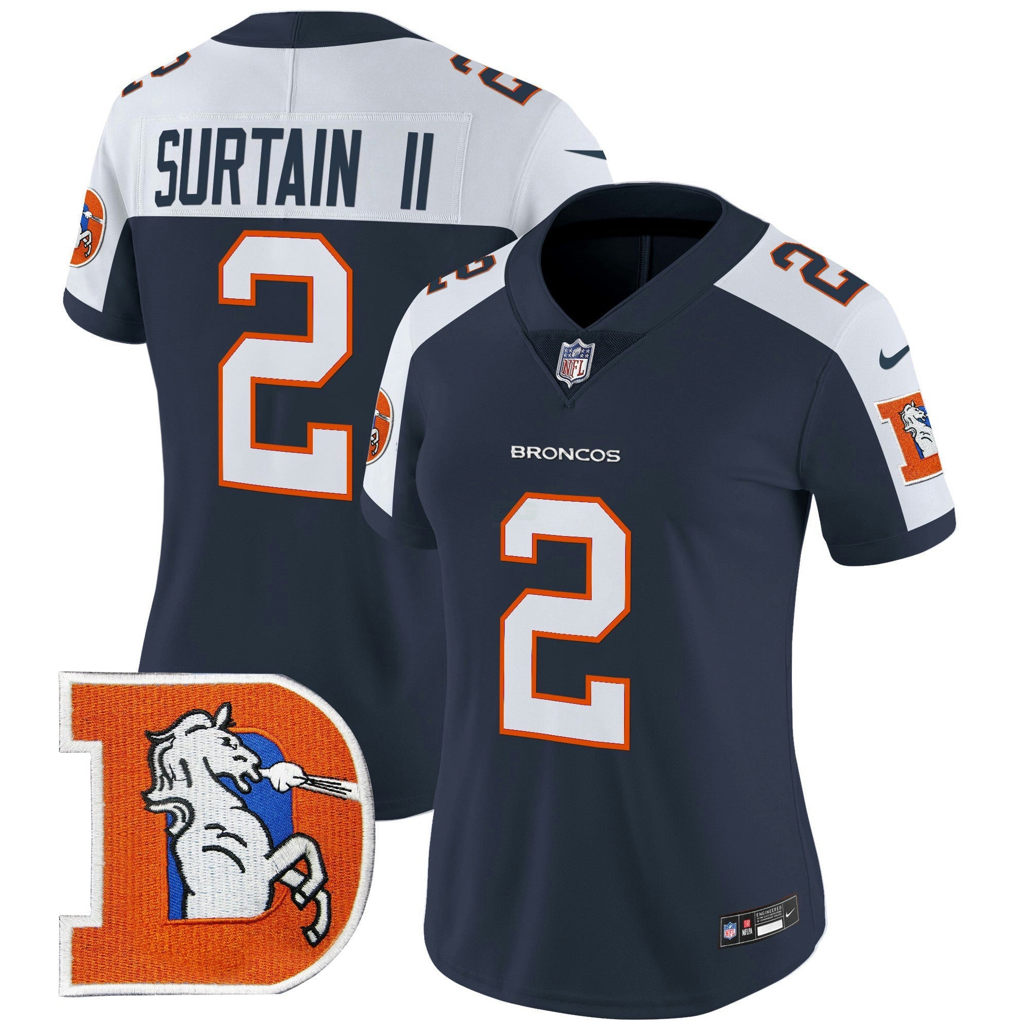 Camisa NFL Women’s Denver Throwback Vapor Limited Jersey V2
