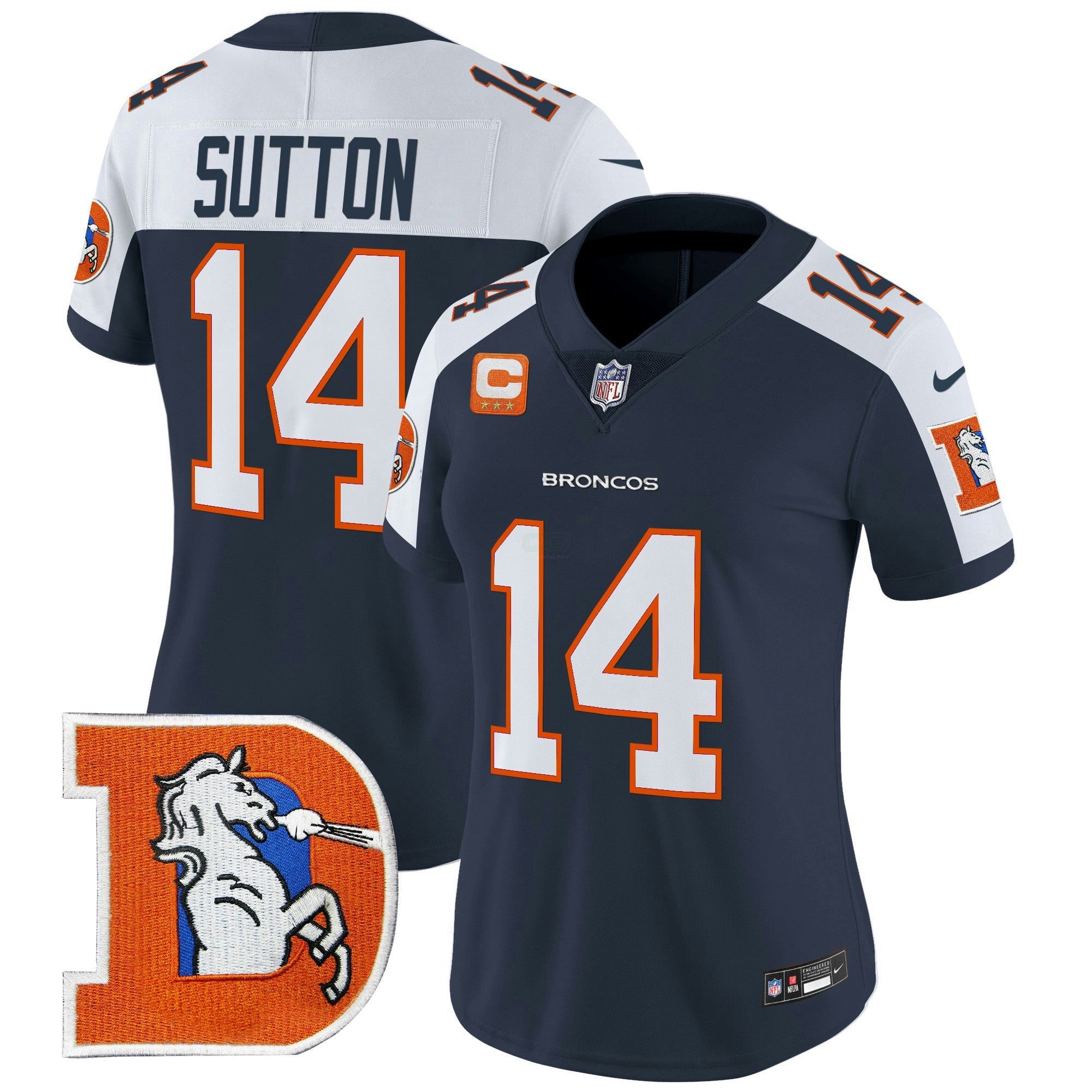 Camisa NFL Women’s Denver Throwback Vapor Limited Jersey V2
