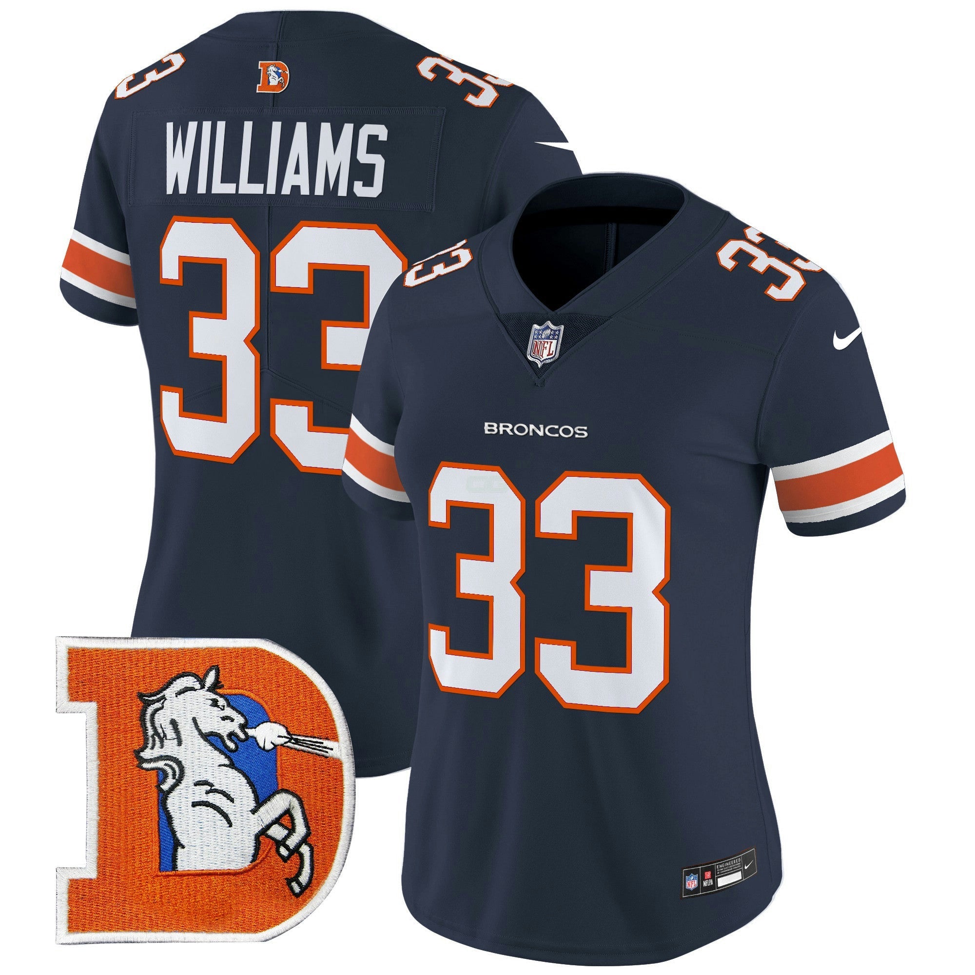 Camisa NFL Women’s Denver Throwback Vapor Limited Jersey V2