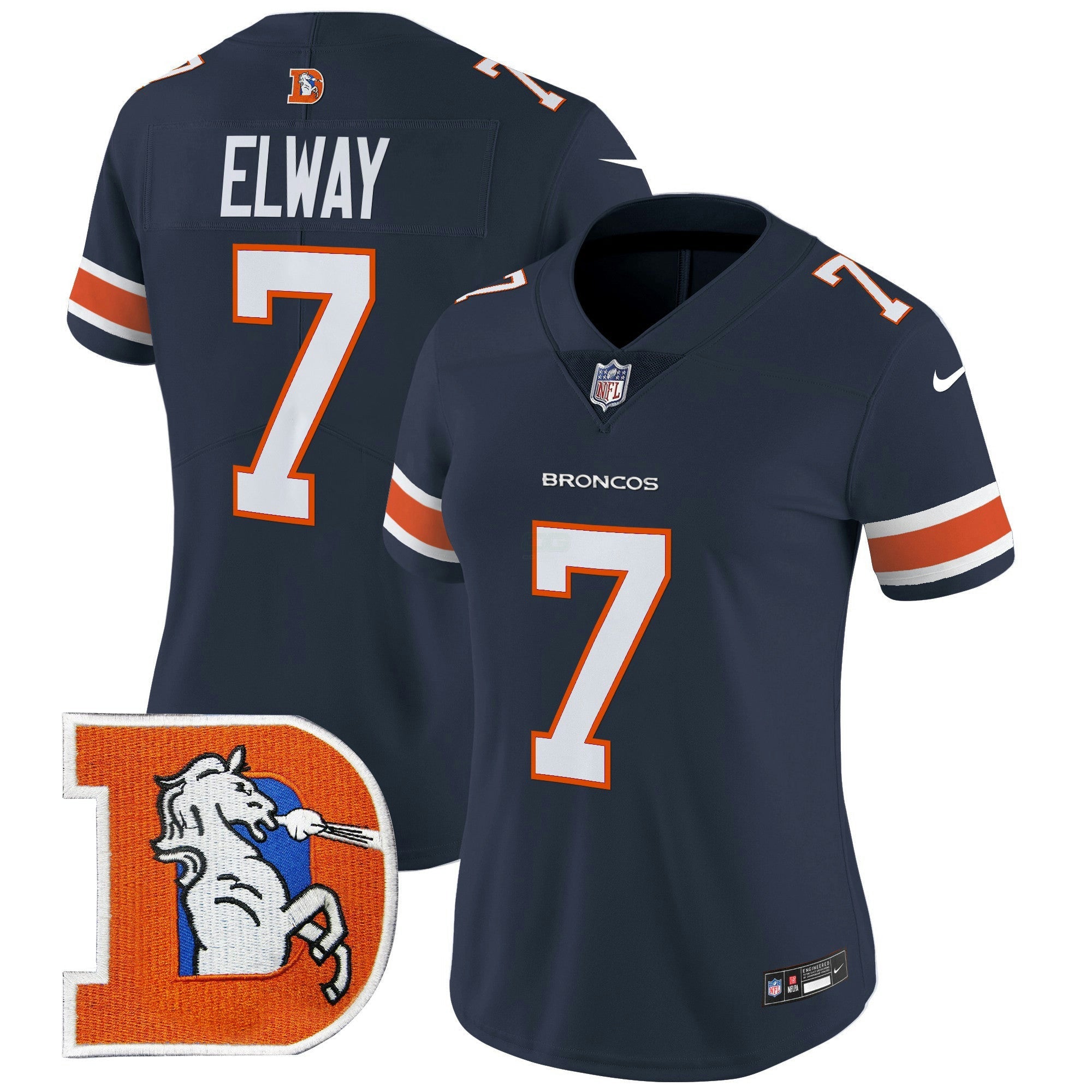 Camisa NFL Women’s Denver Throwback Vapor Limited Jersey V2
