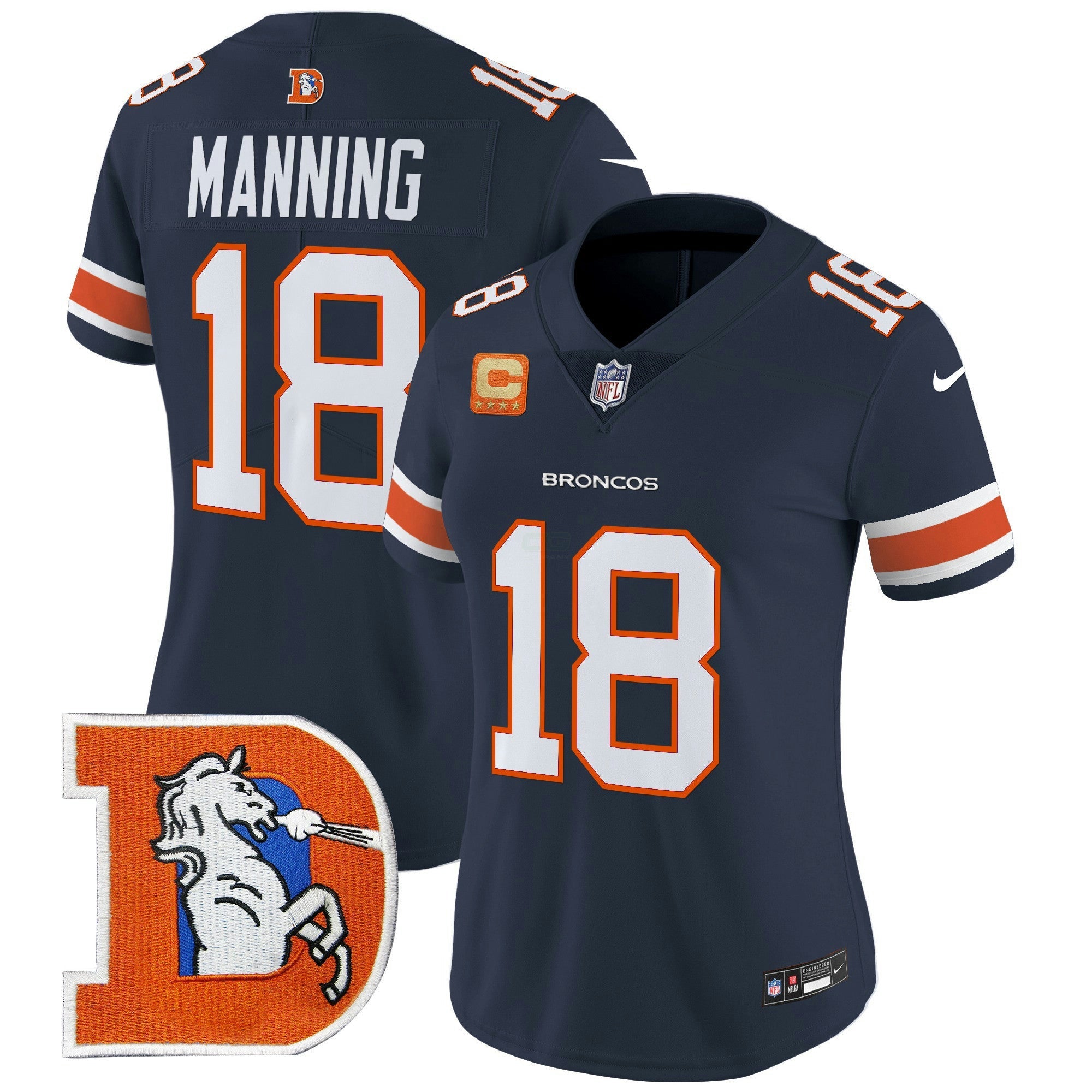 Camisa NFL Women’s Denver Throwback Vapor Limited Jersey V2