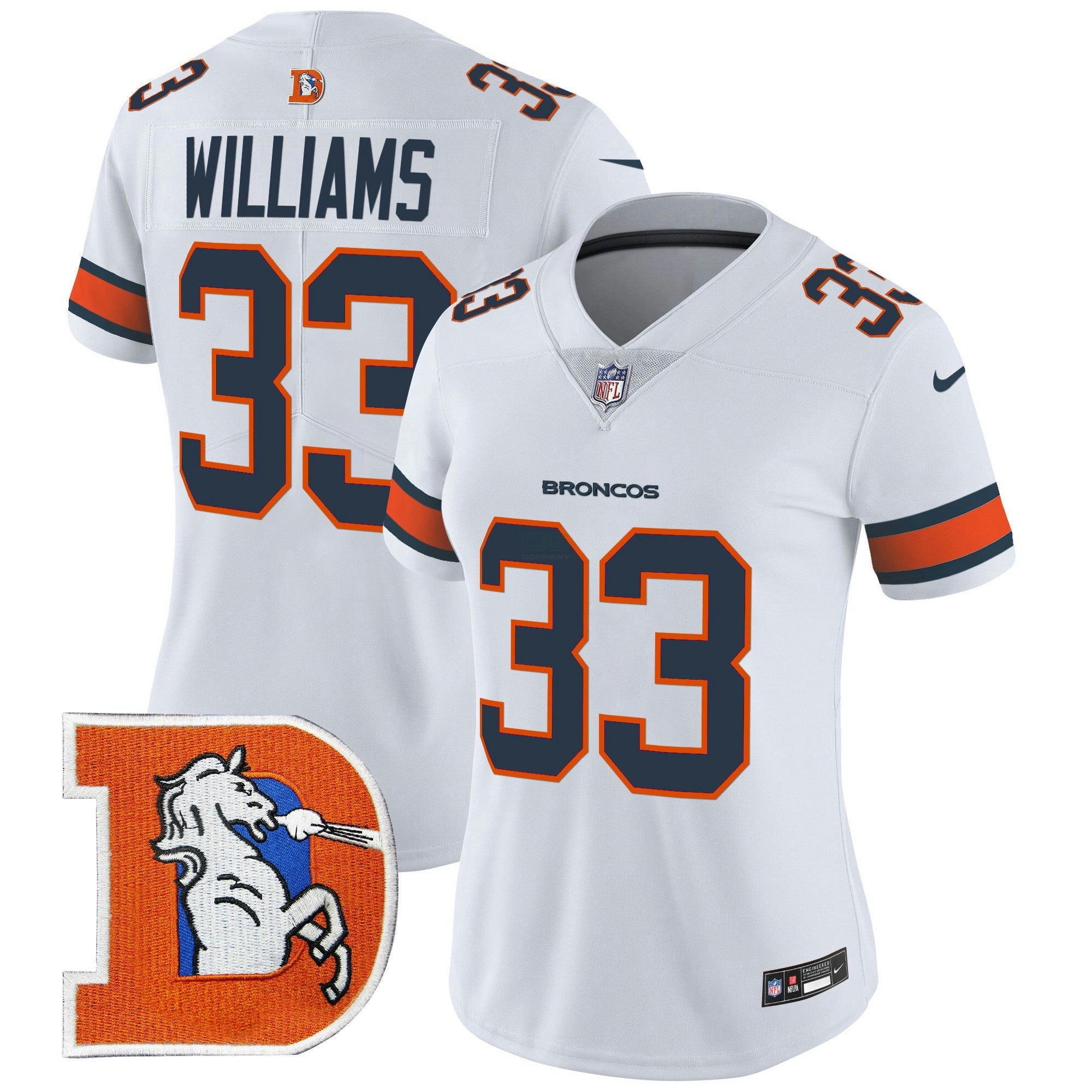 Camisa NFL Women’s Denver Throwback Vapor Limited Jersey V2