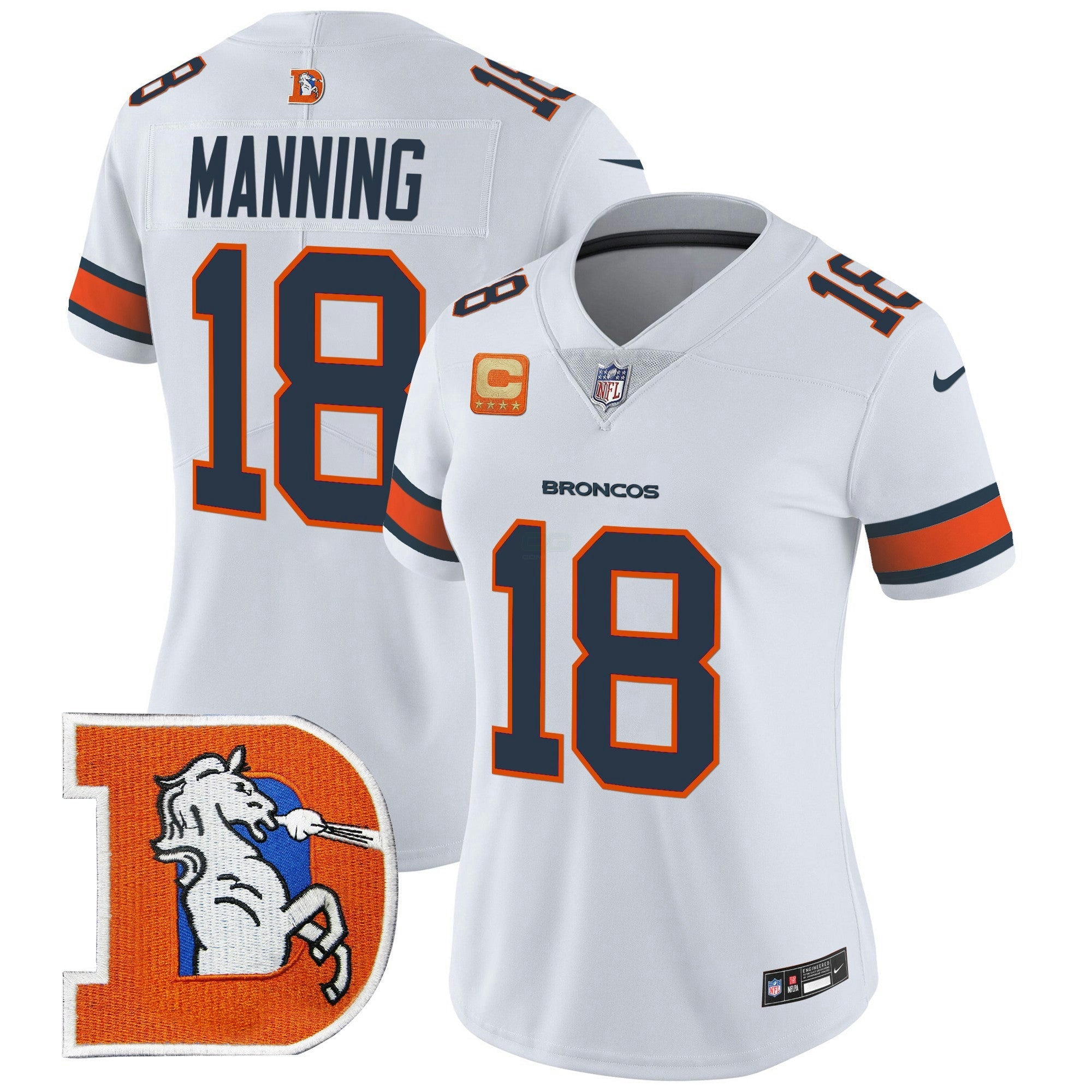 Camisa NFL Women’s Denver Throwback Vapor Limited Jersey V2