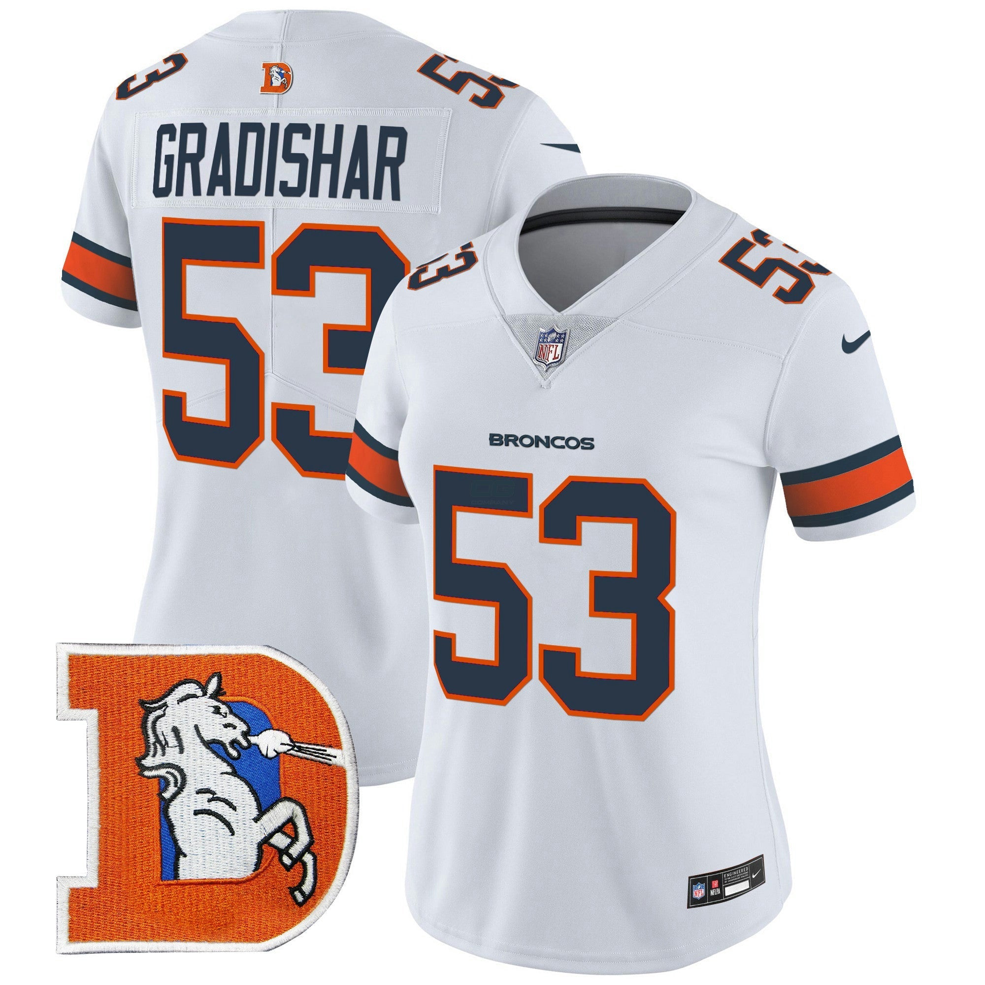 Camisa NFL Women’s Denver Throwback Vapor Limited Jersey V2