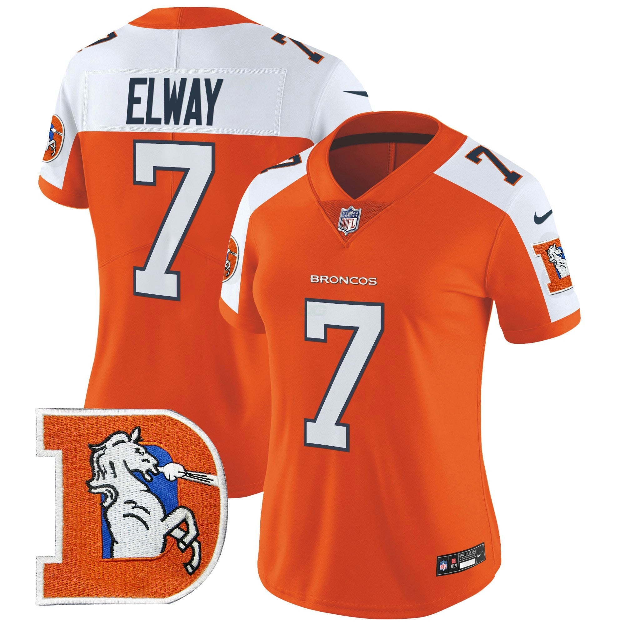 Camisa NFL Women’s Denver Throwback Vapor Limited Jersey V2