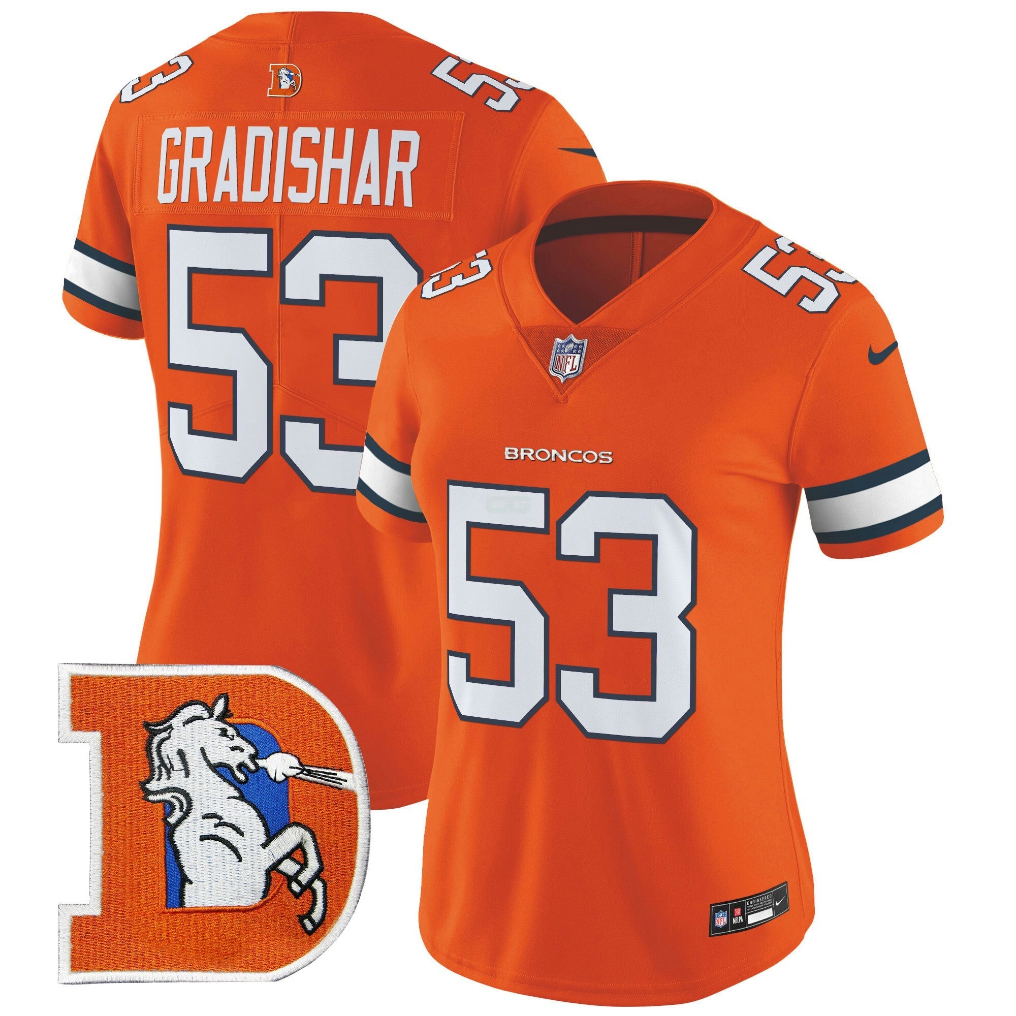 Camisa NFL Women’s Denver Throwback Vapor Limited Jersey V2