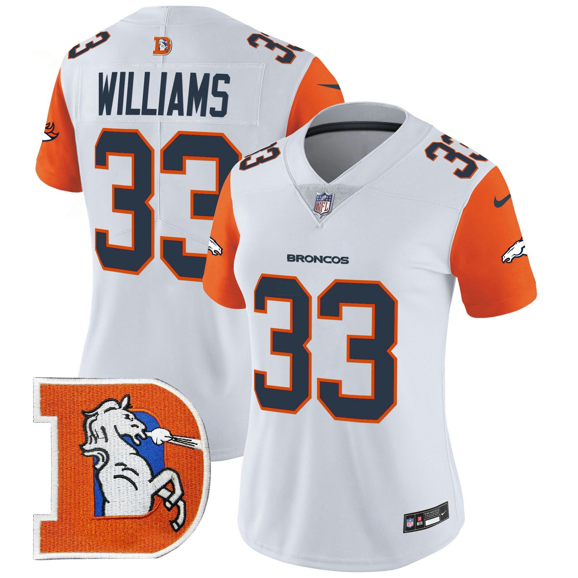 Camisa NFL Women’s Denver Throwback Vapor Limited Jersey V2