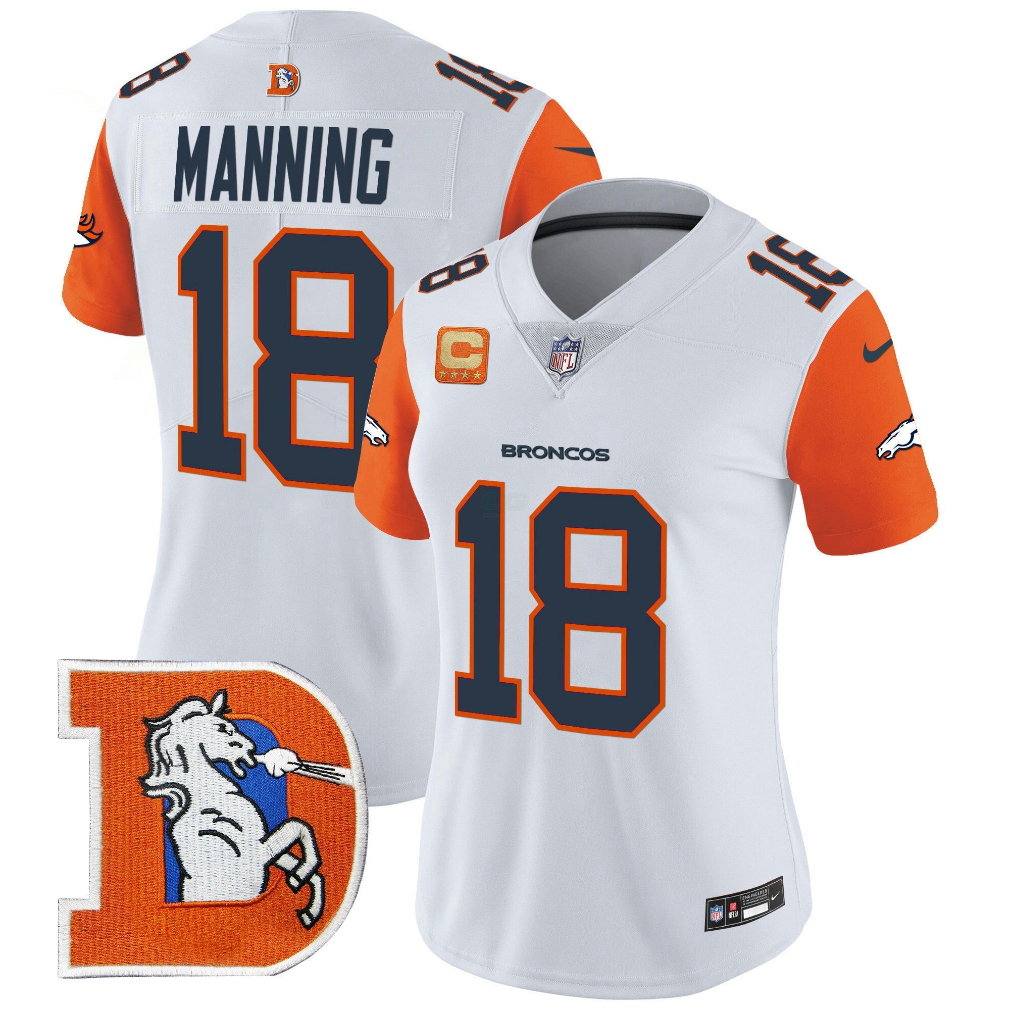 Camisa NFL Women’s Denver Throwback Vapor Limited Jersey V2