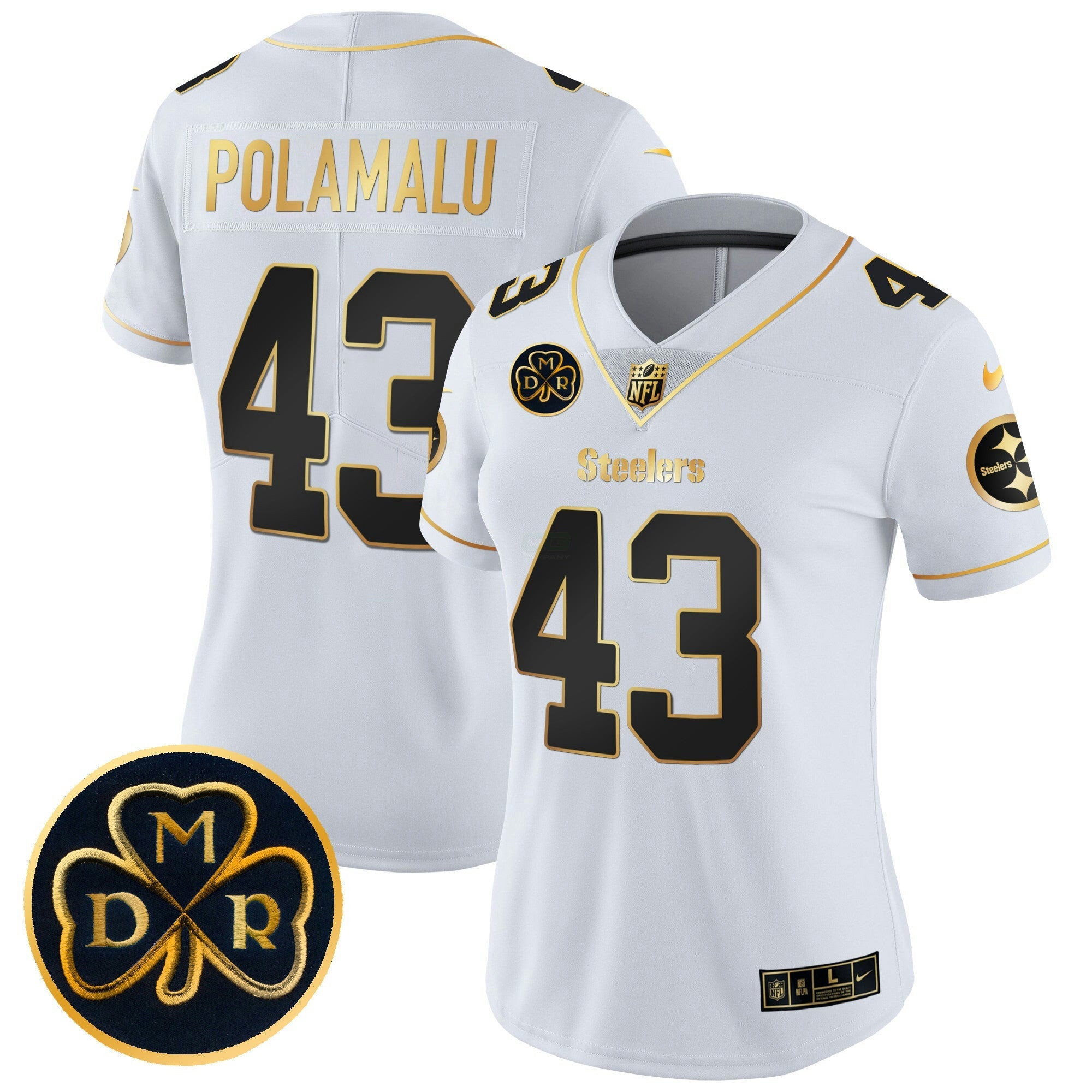 Camisa NFL Women’s DMR Patch Dourada Vapor Limited Jersey