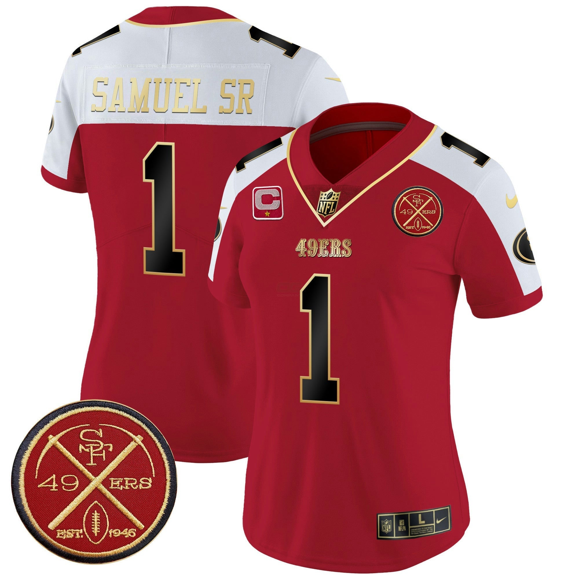 Camisa NFL Women’s Est.1946 Patch Vapor Limited Jersey