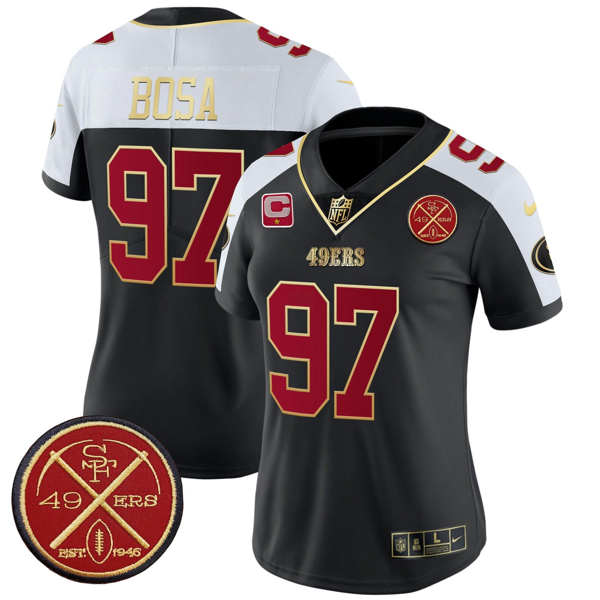 Camisa NFL Women’s Est.1946 Patch Vapor Limited Jersey