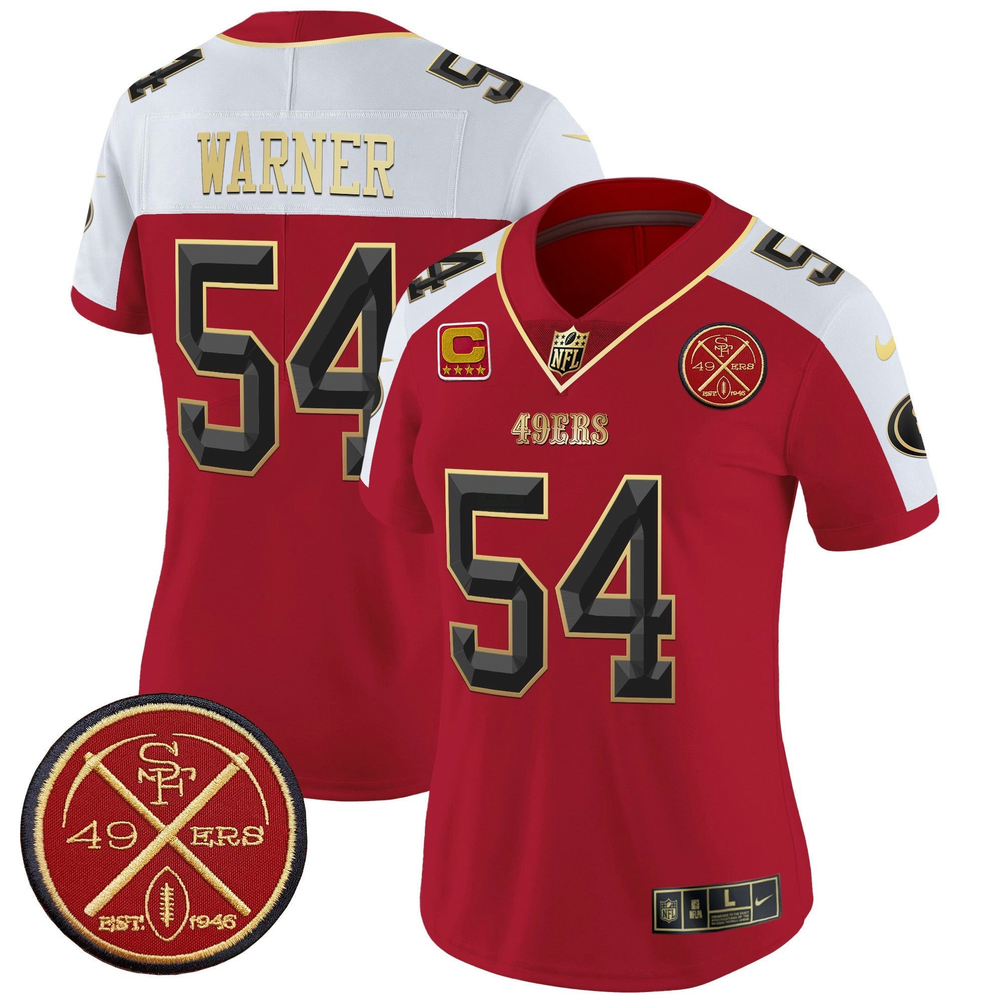 Camisa NFL Women’s Est.1946 Patch Vapor Limited Jersey V2