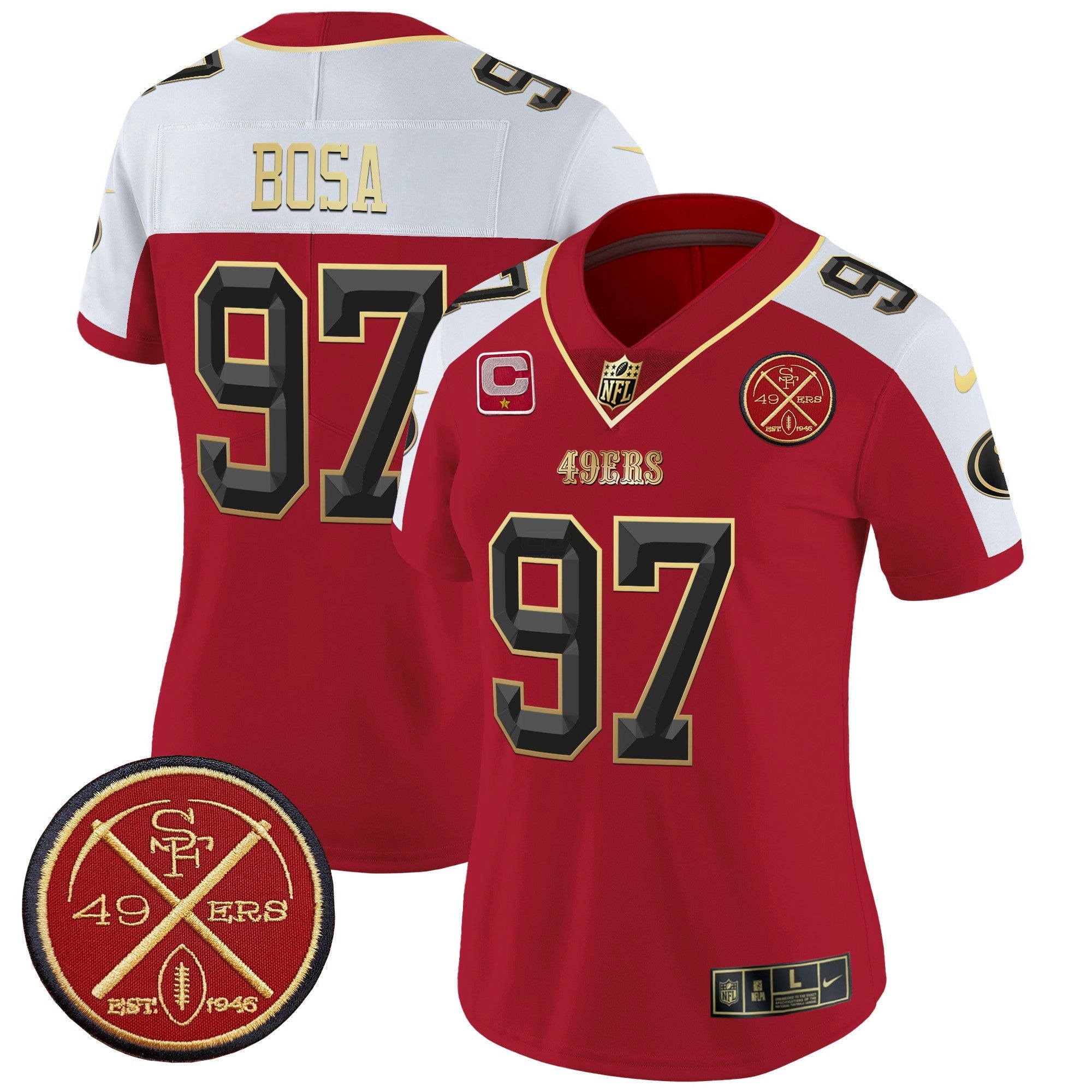 Camisa NFL Women’s Est.1946 Patch Vapor Limited Jersey V2