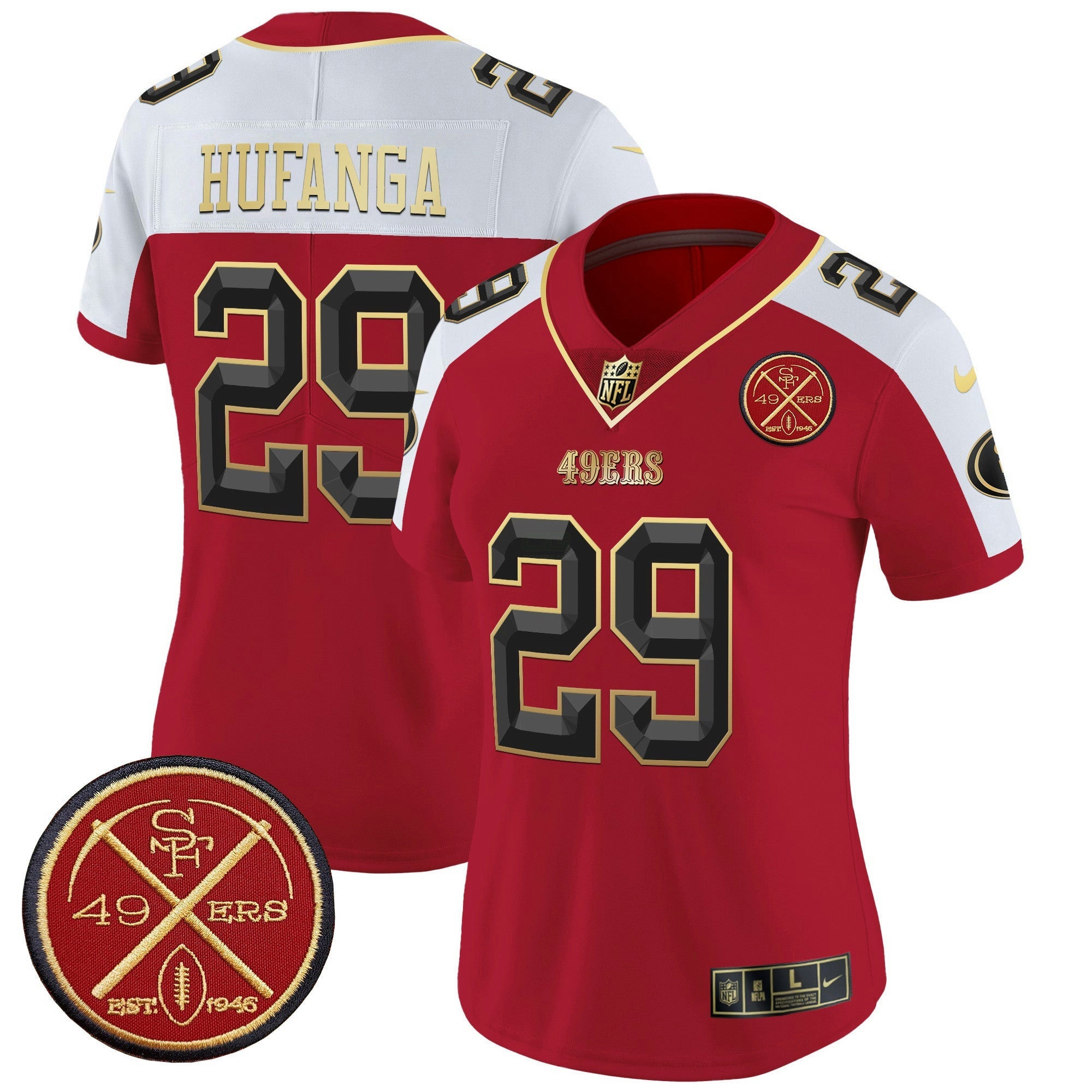 Camisa NFL Women’s Est.1946 Patch Vapor Limited Jersey V2