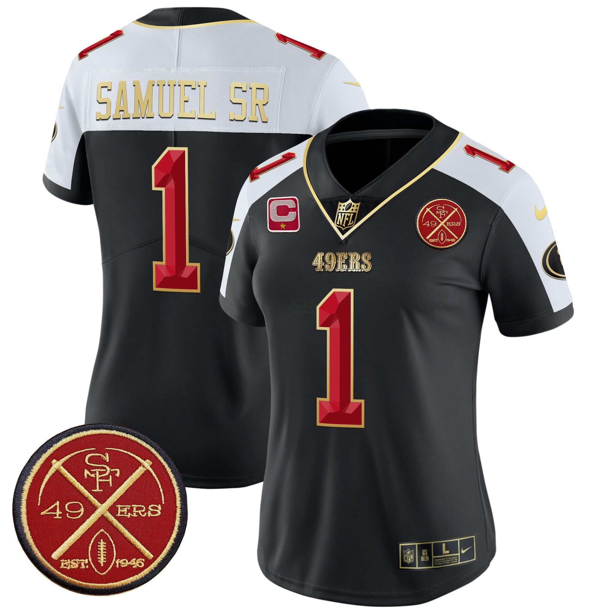 Camisa NFL Women’s Est.1946 Patch Vapor Limited Jersey V2