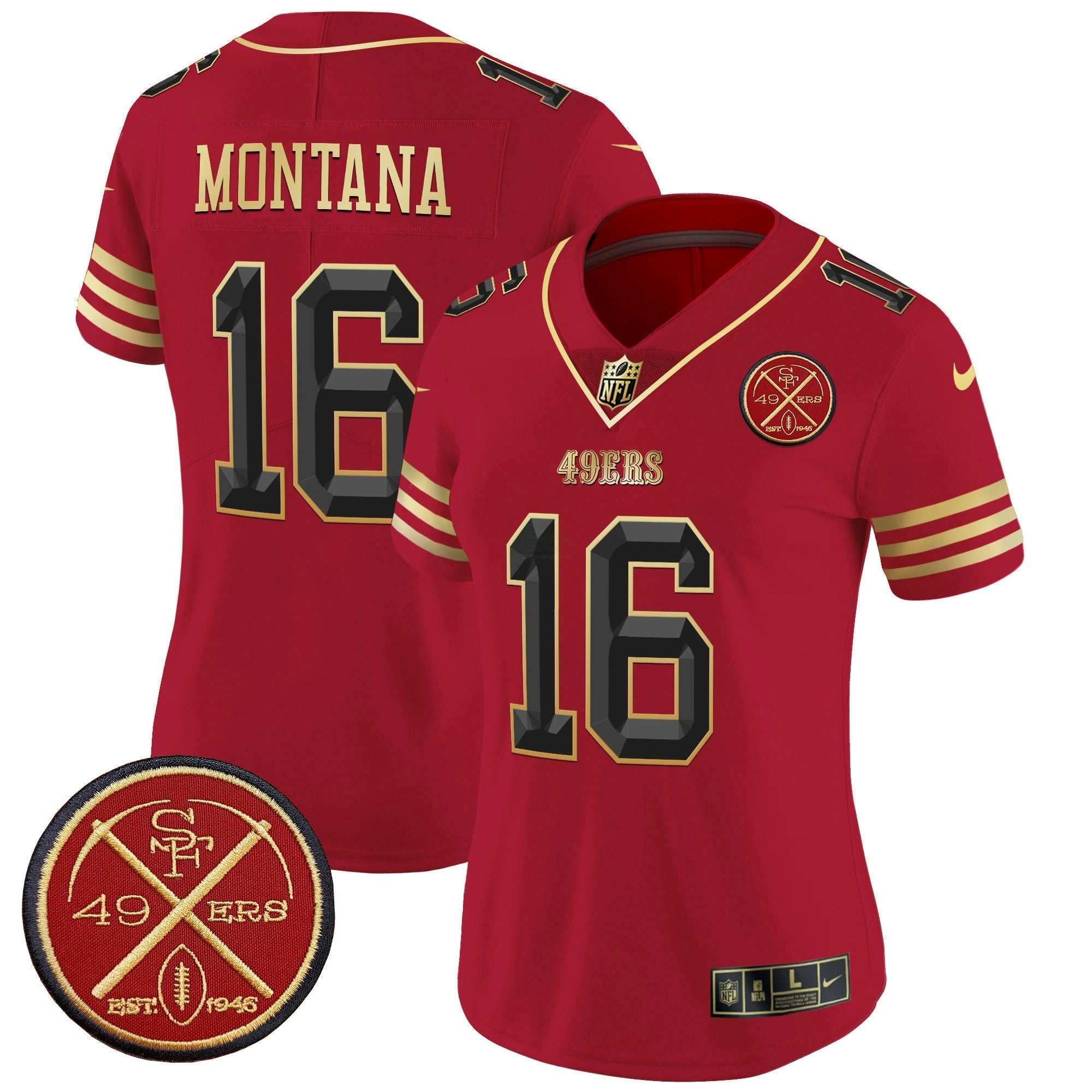 Camisa NFL Women’s Est.1946 Patch Vapor Limited Jersey V2