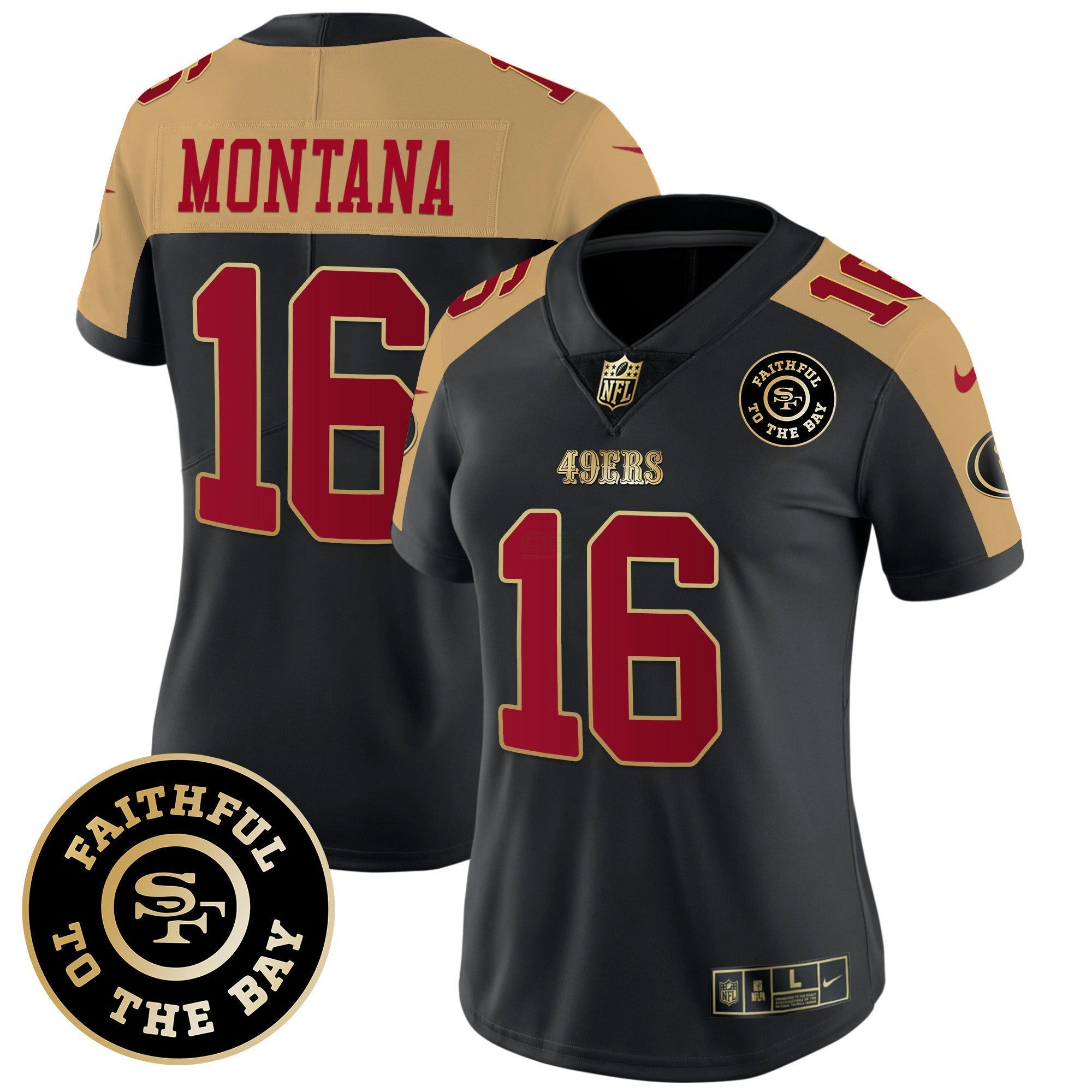 Camisa NFL Women’s Faithful To The Bay Patch Vapor Limited Jersey V7