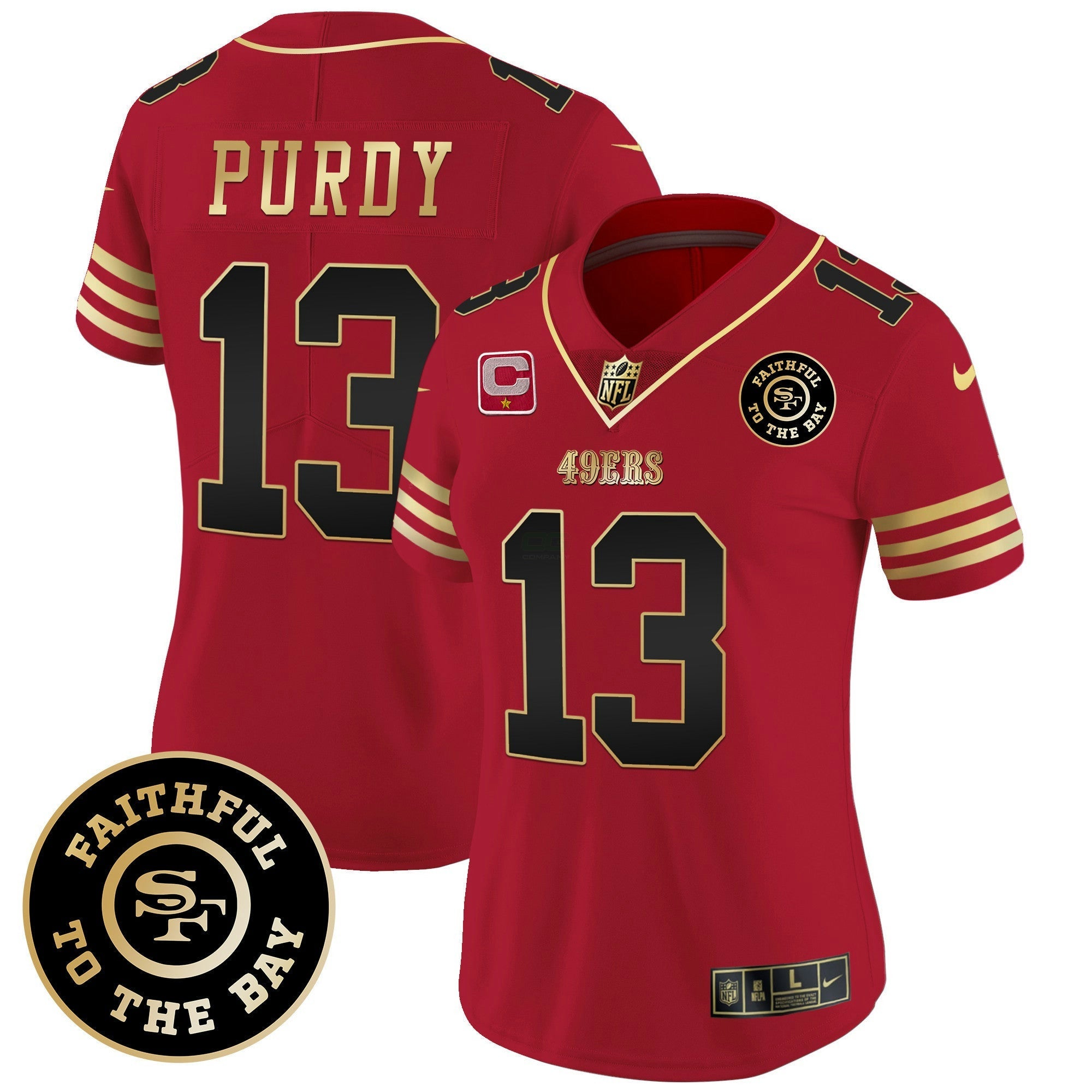 Camisa NFL Women’s Faithful To The Bay Patch Vapor Limited Jersey V7
