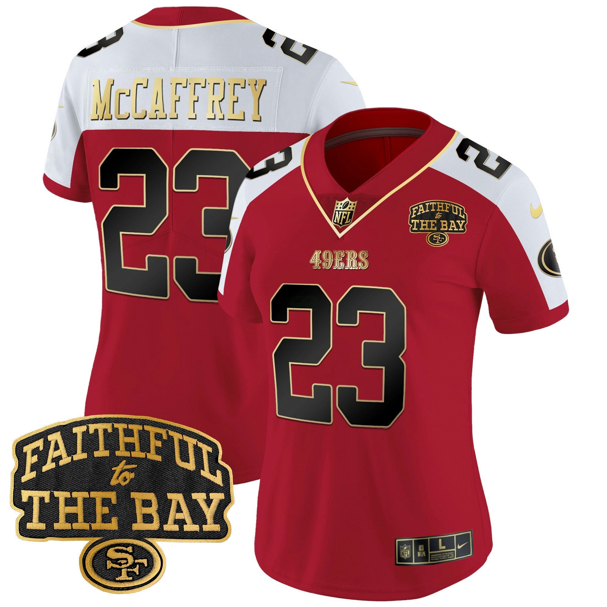 Camisa NFL Women’s Faithful To The Bay Patch Vapor Limited Jersey V8