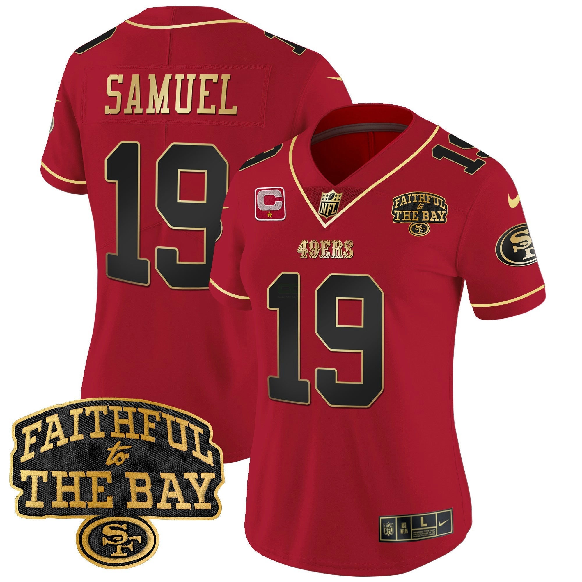 Camisa NFL Women’s Faithful To The Bay Patch Vapor Limited Jersey V8