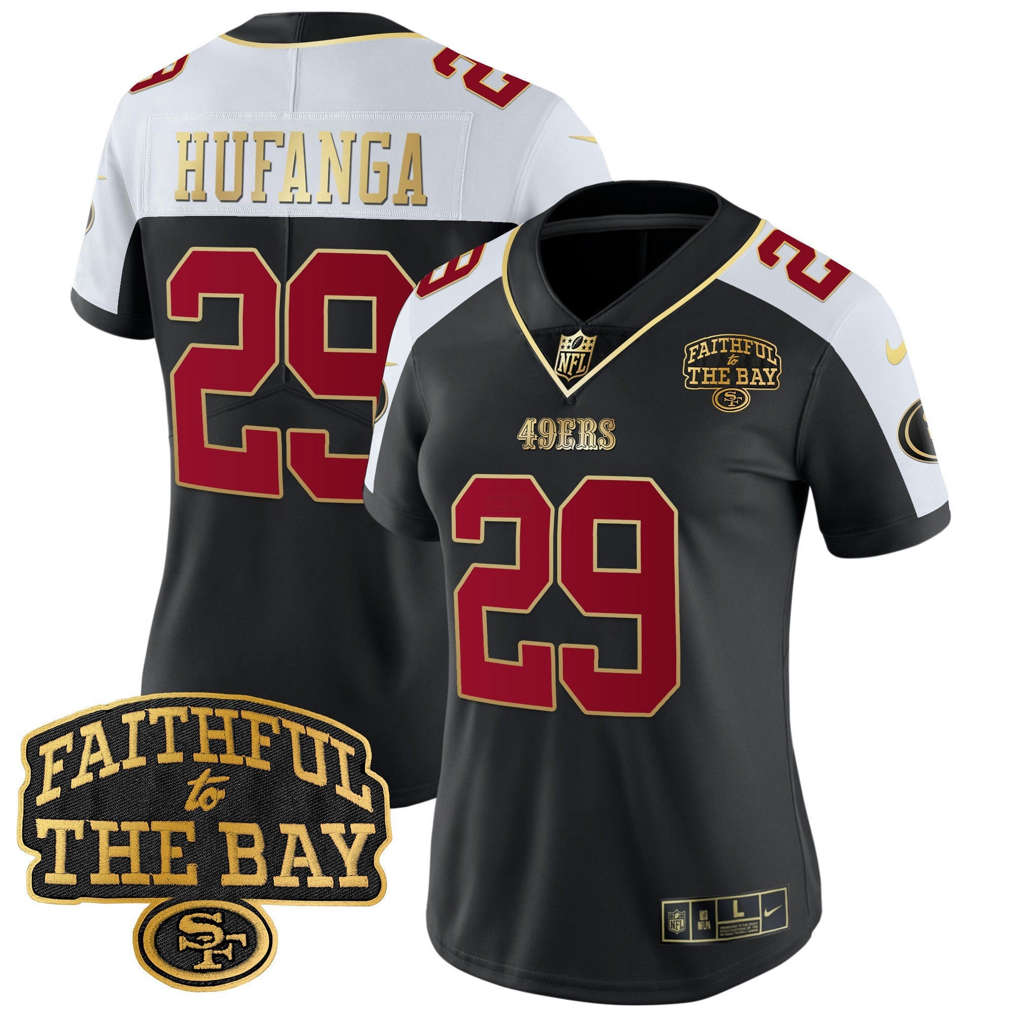 Camisa NFL Women’s Faithful To The Bay Patch Vapor Limited Jersey V8